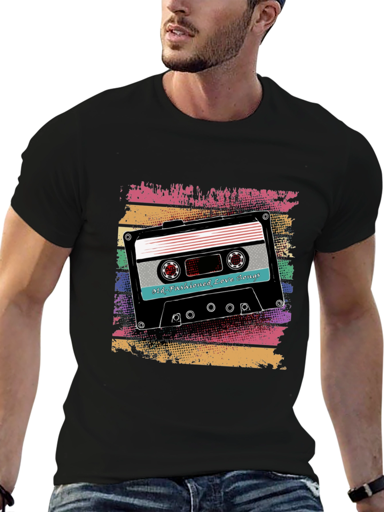 Retro Mixtape T-Shirt - Old Fashioned Love Songs