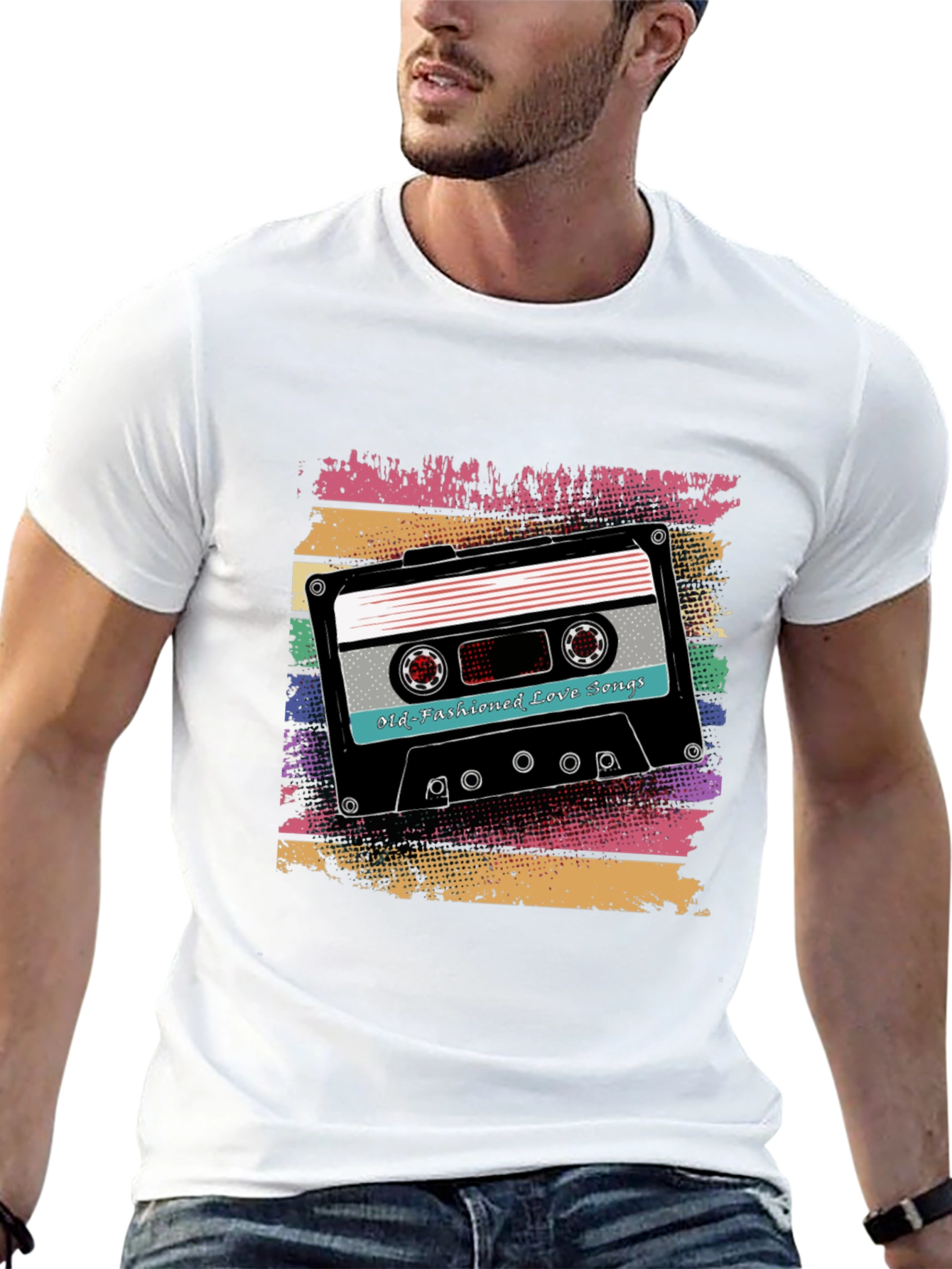 Retro Mixtape T-Shirt - Old Fashioned Love Songs
