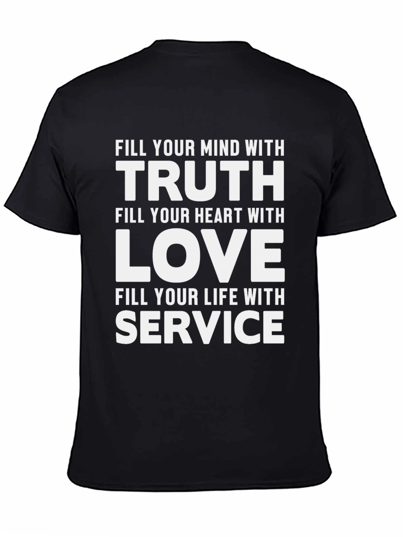 Truth Love Service Graphic Tee