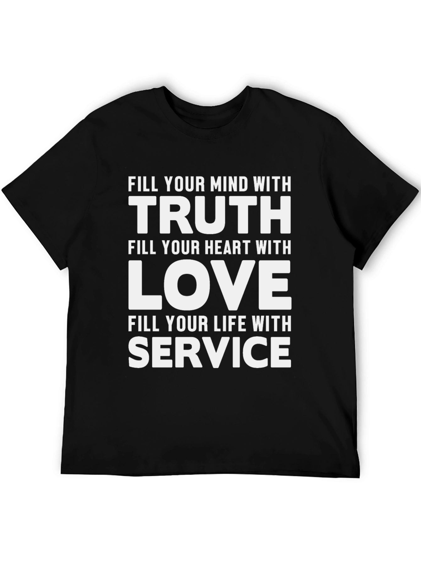 Truth Love Service Graphic Tee