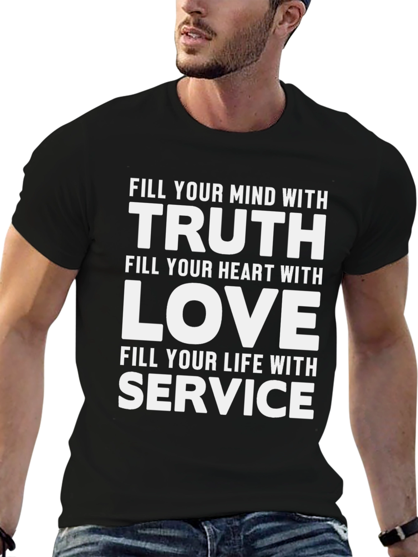 Truth Love Service Graphic Tee