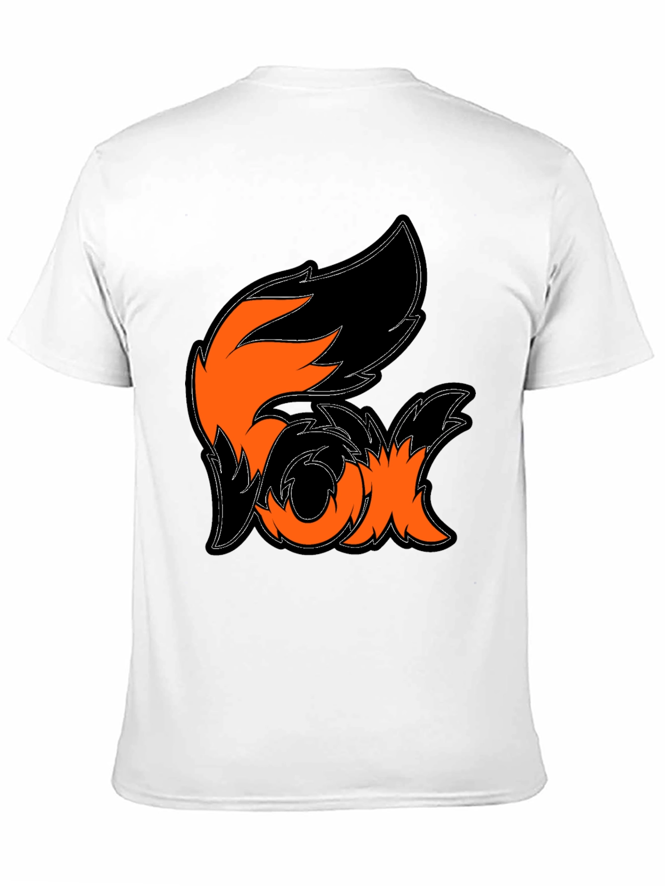 Fox Graphic Black T-Shirt - Stylish Animal Design Tee