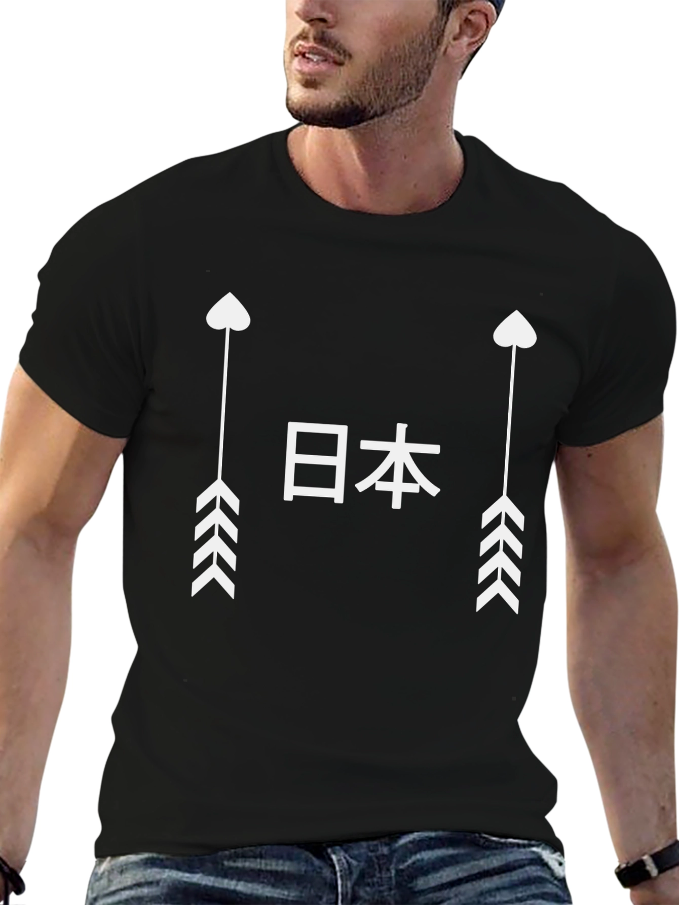 Japanese Arrow T-Shirt - Minimalist Design