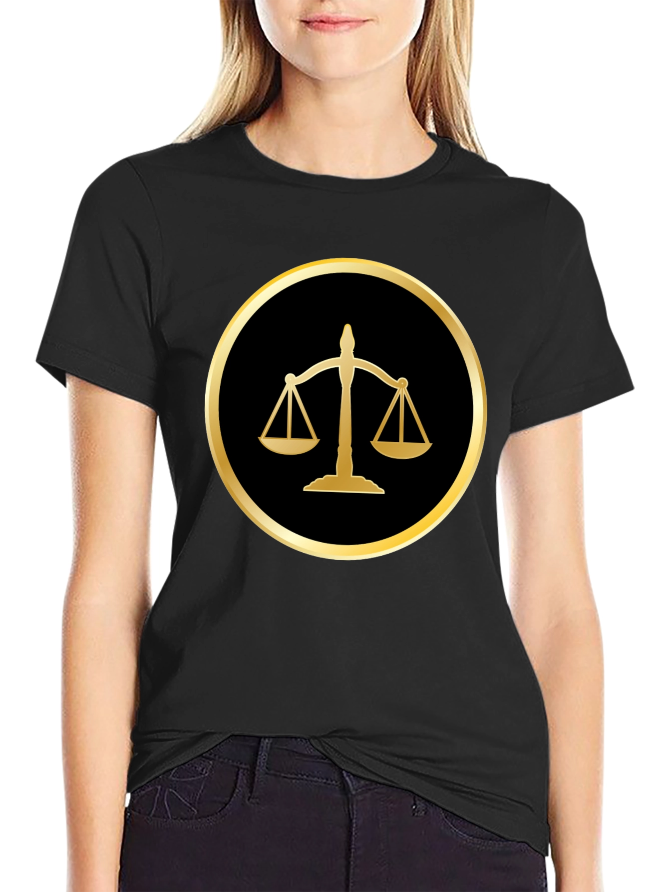 Scales of Justice Graphic Tee - Classic Fit