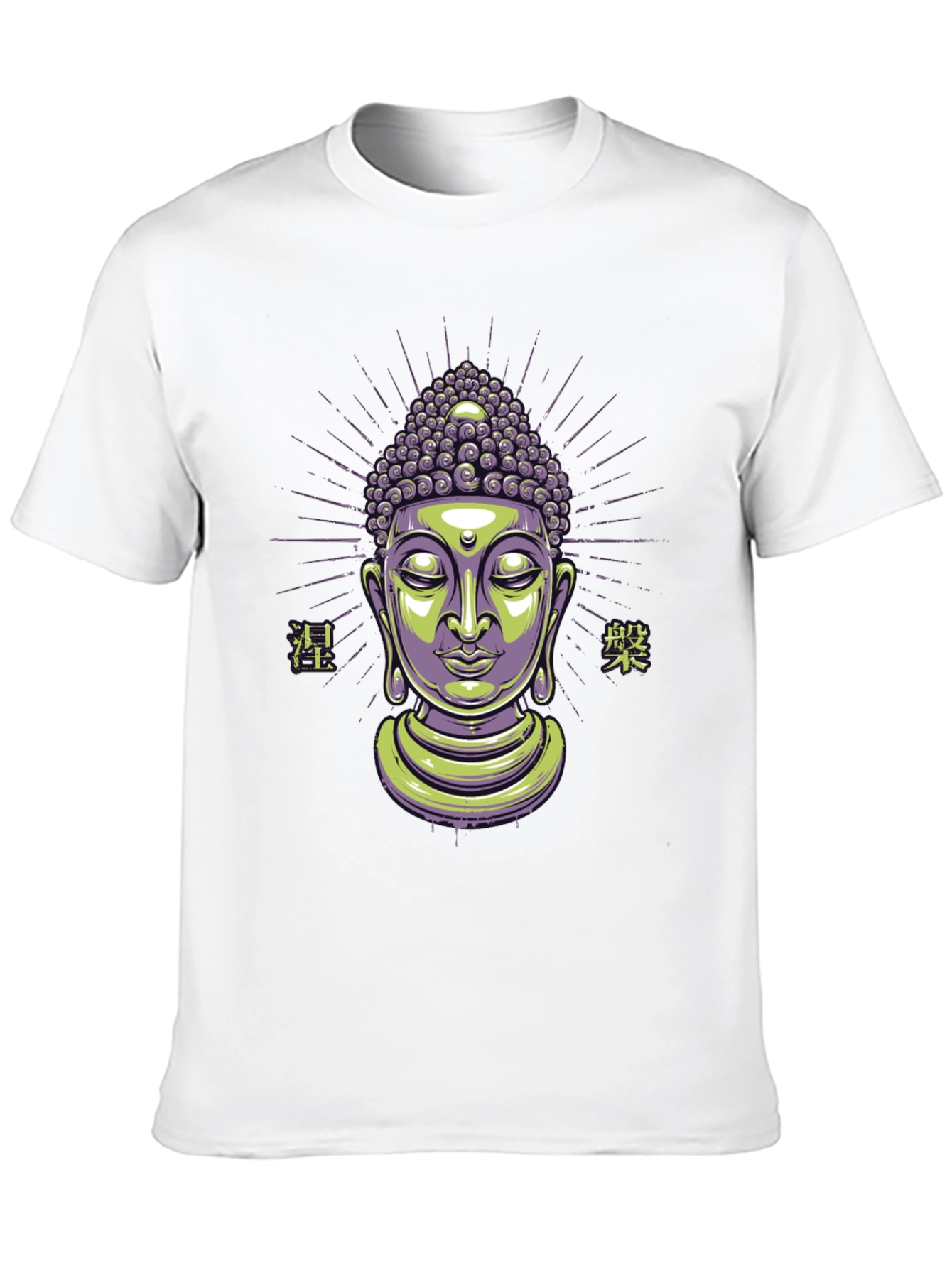 Buddha Graphic Print Black T-Shirt