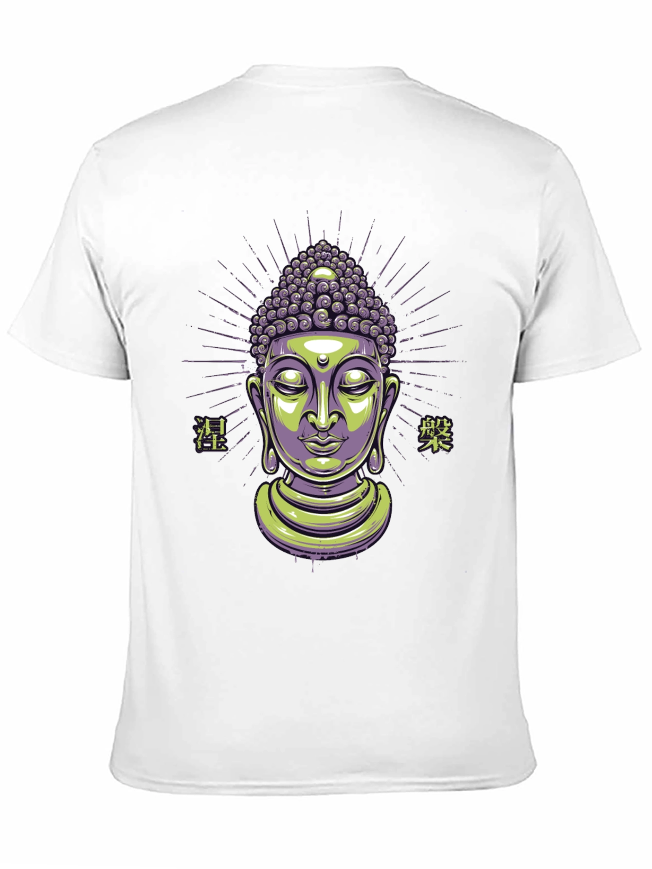 Buddha Graphic Print Black T-Shirt