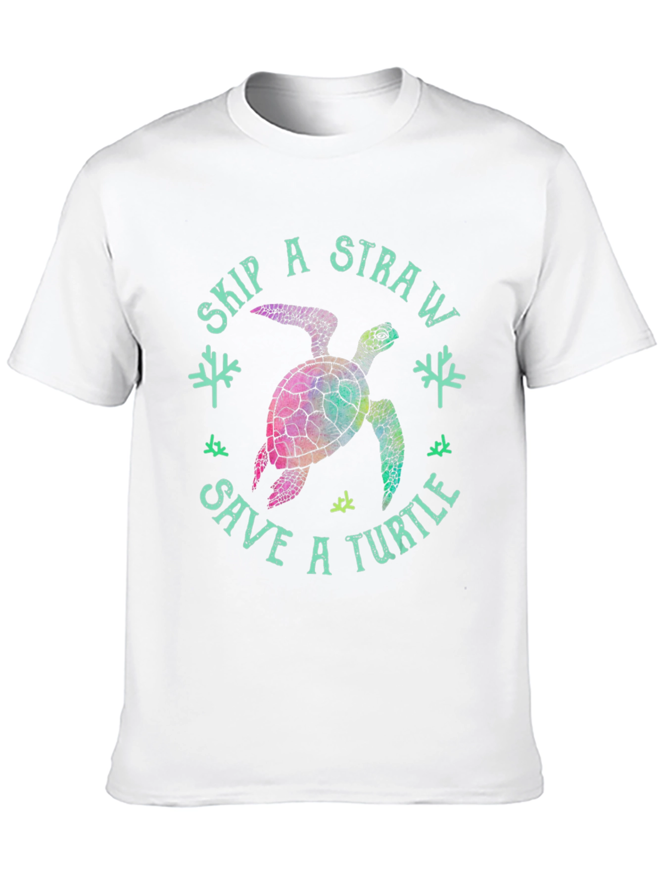 Skip a Straw Save a Turtle T-Shirt