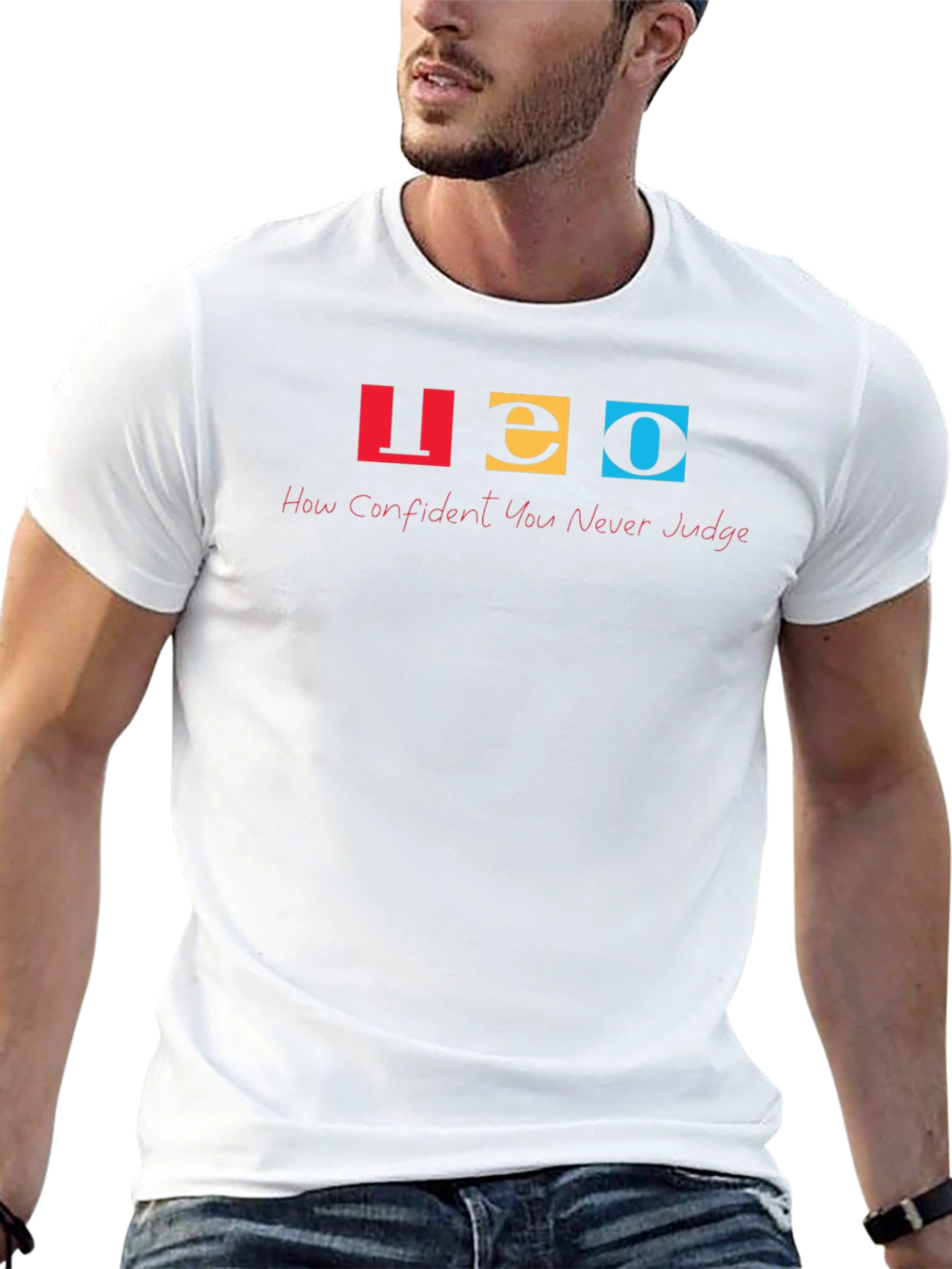 LEO Graphic T-Shirt - Confident Never Judge