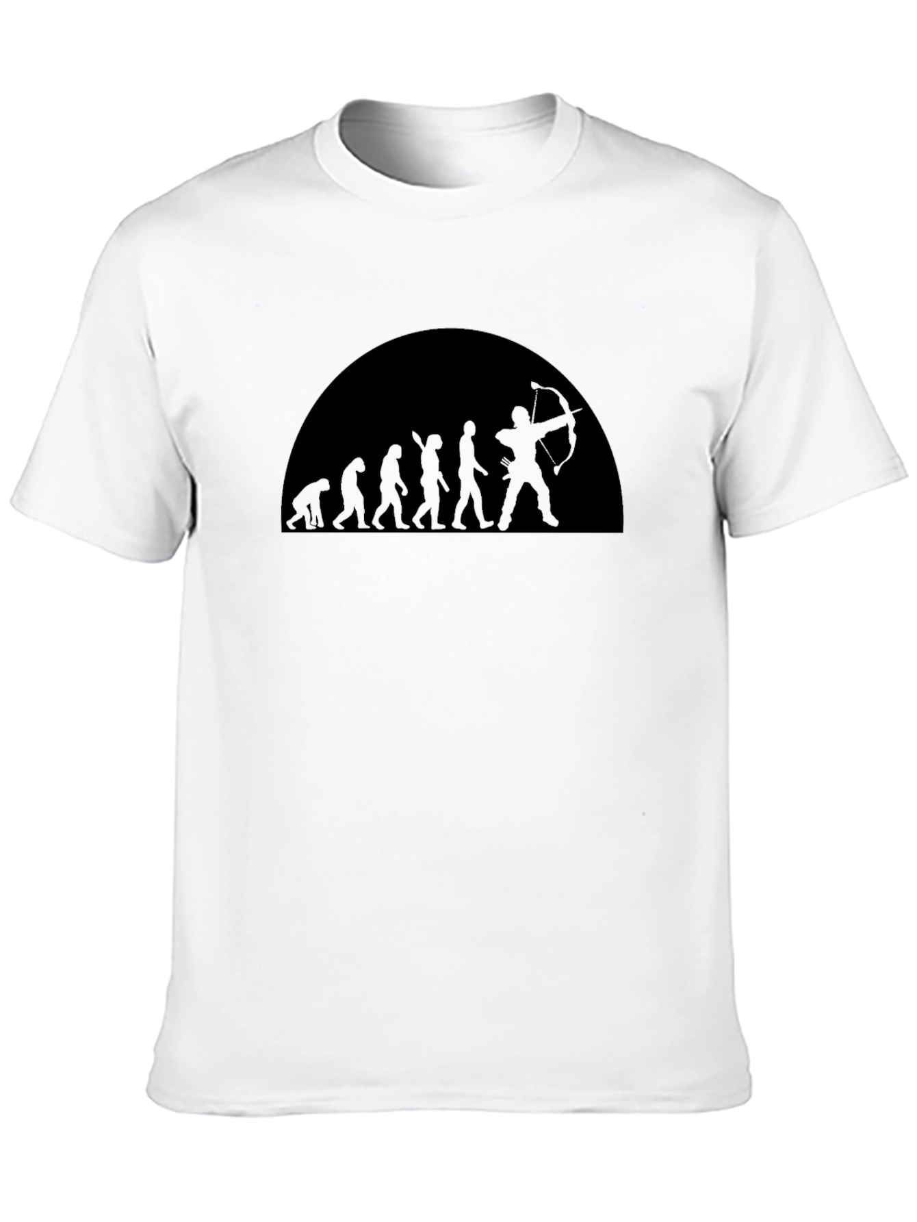 Evolution of Archery T-Shirt - Black Cotton Tee