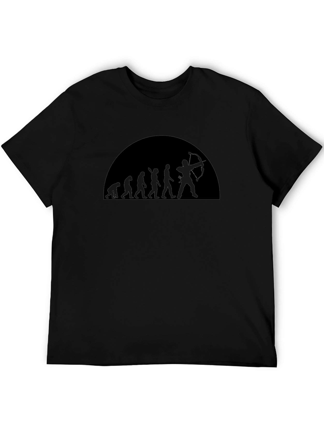Evolution of Archery T-Shirt - Black Cotton Tee