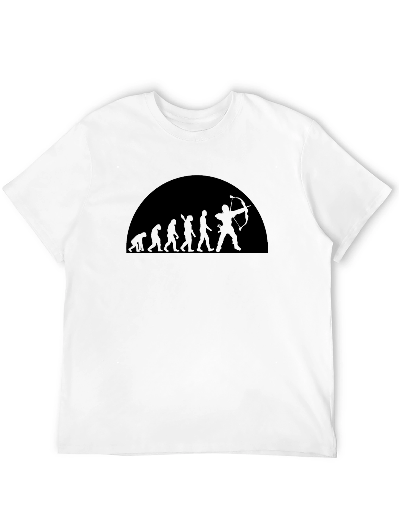 Evolution of Archery T-Shirt - Black Cotton Tee