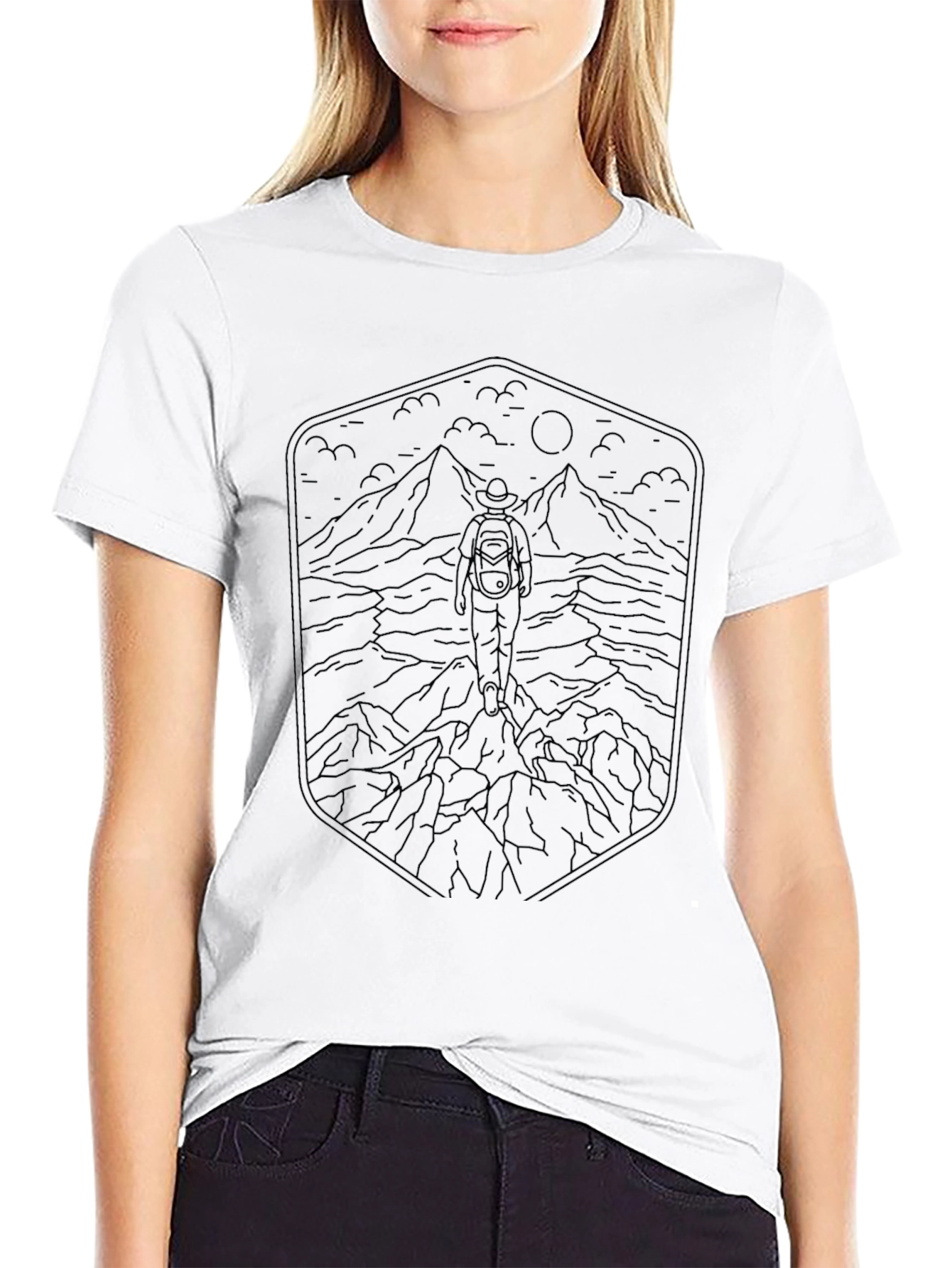 Outdoor Explorer Graphic Tee - Black