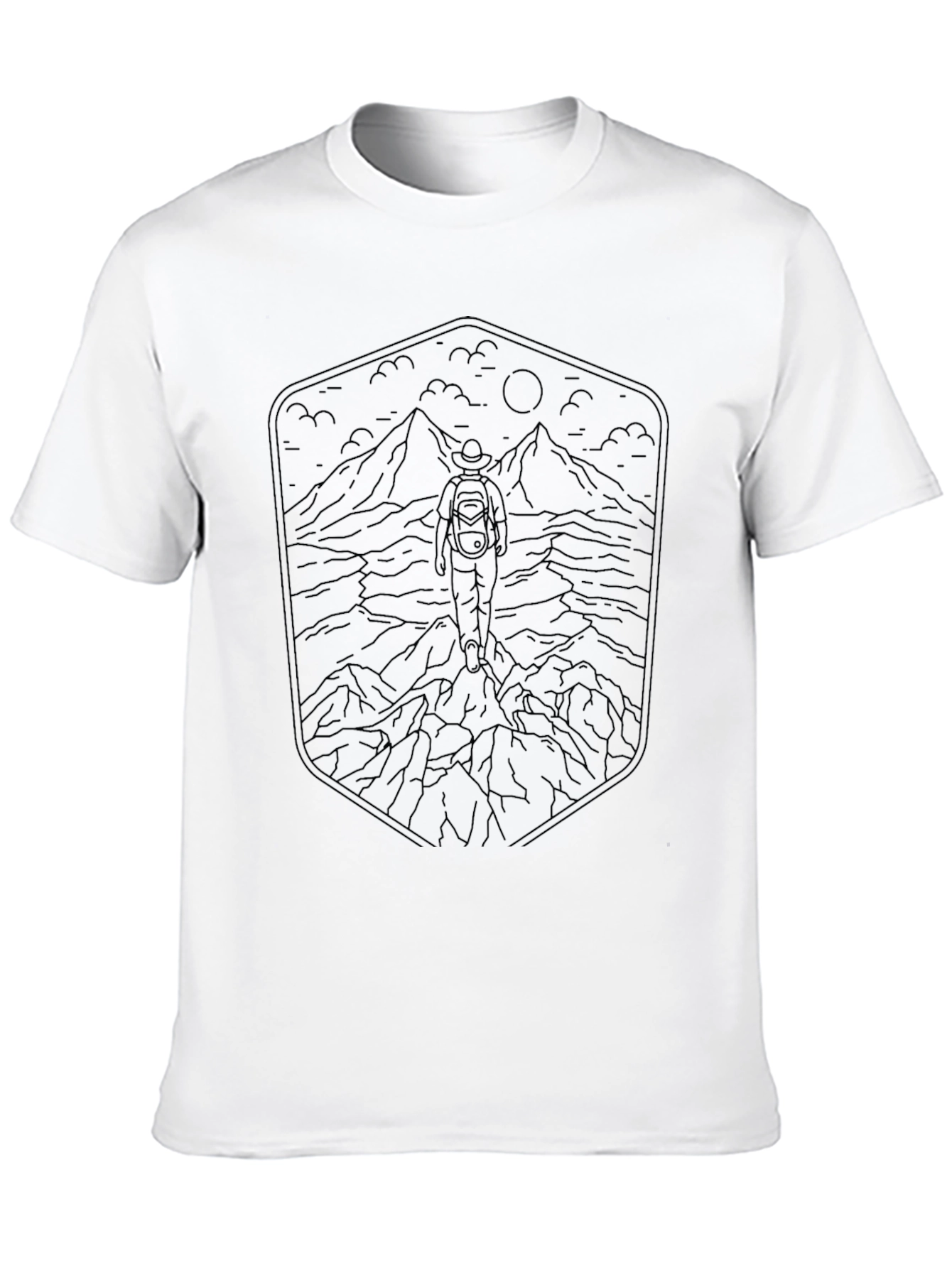 Outdoor Explorer Graphic Tee - Black