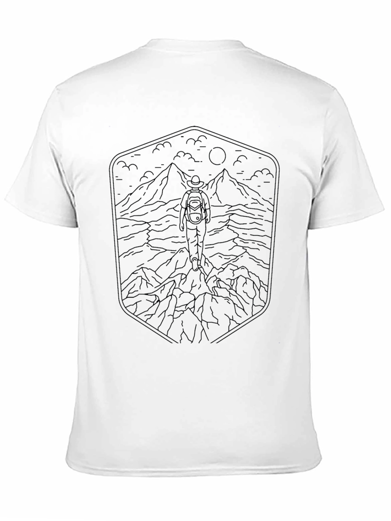 Outdoor Explorer Graphic Tee - Black