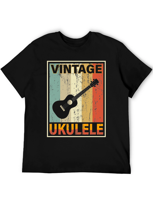 Vintage Ukulele T-Shirt - Retro Style Graphic Tee