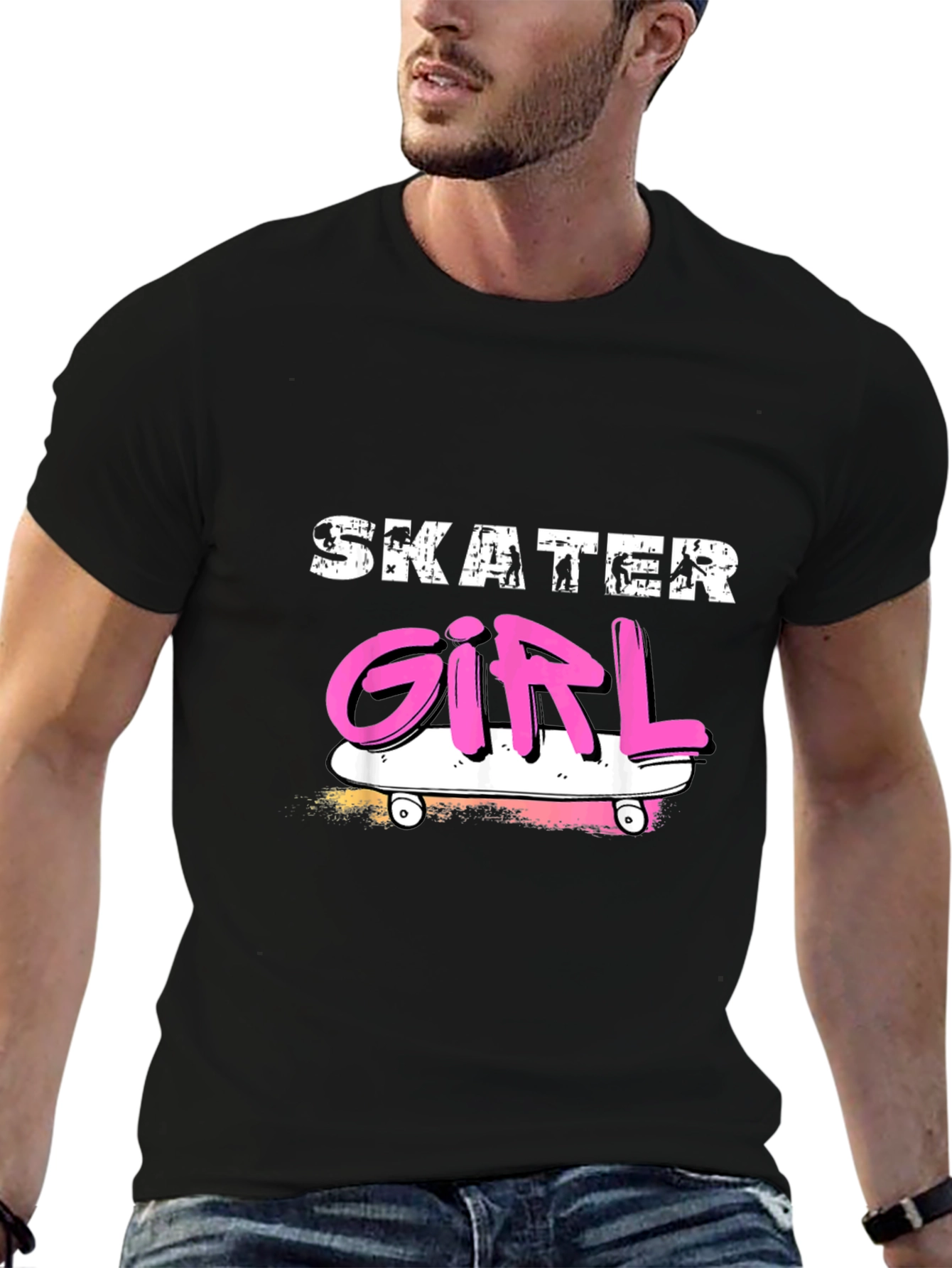 Skater Girl Graphic T-Shirt