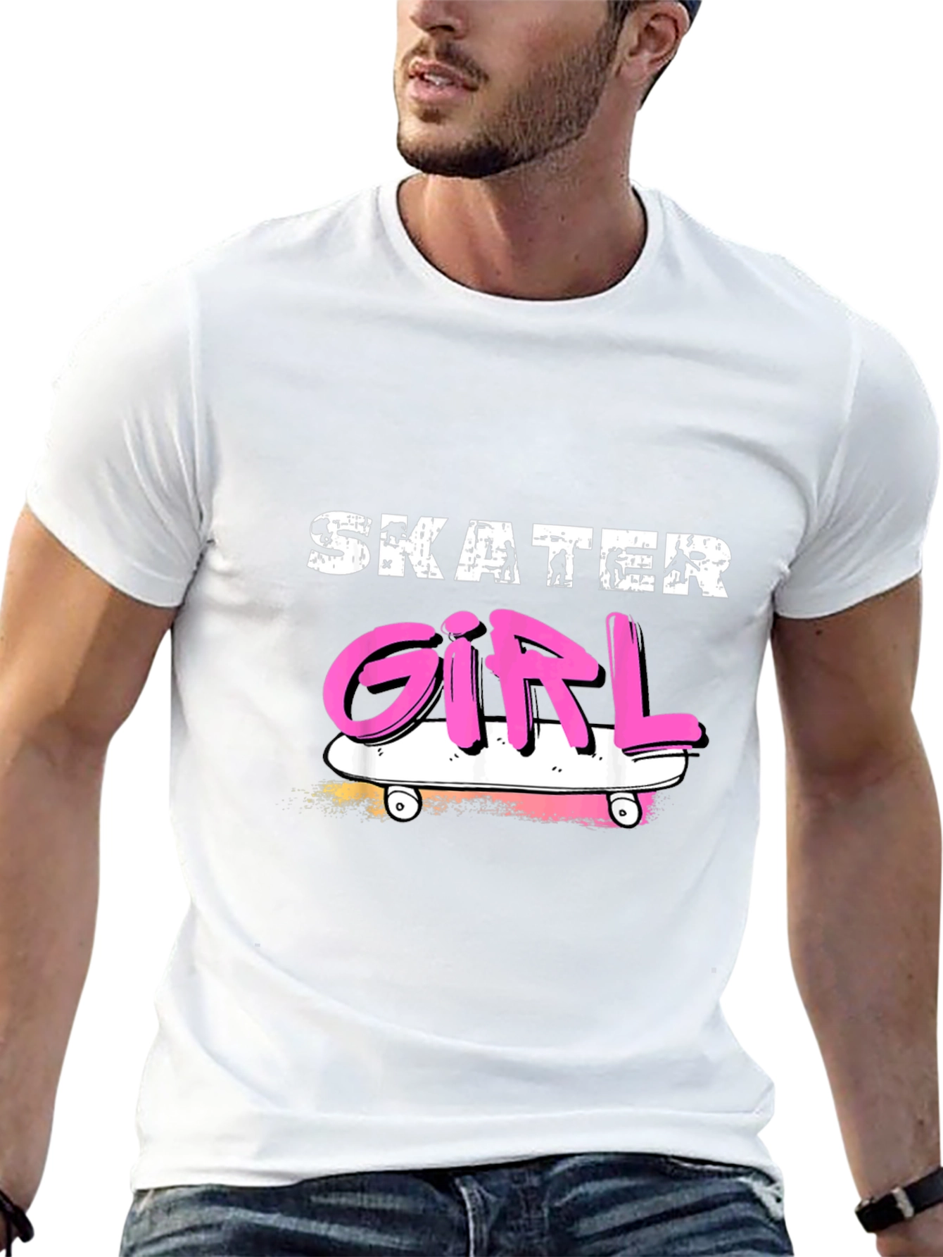 Skater Girl Graphic T-Shirt