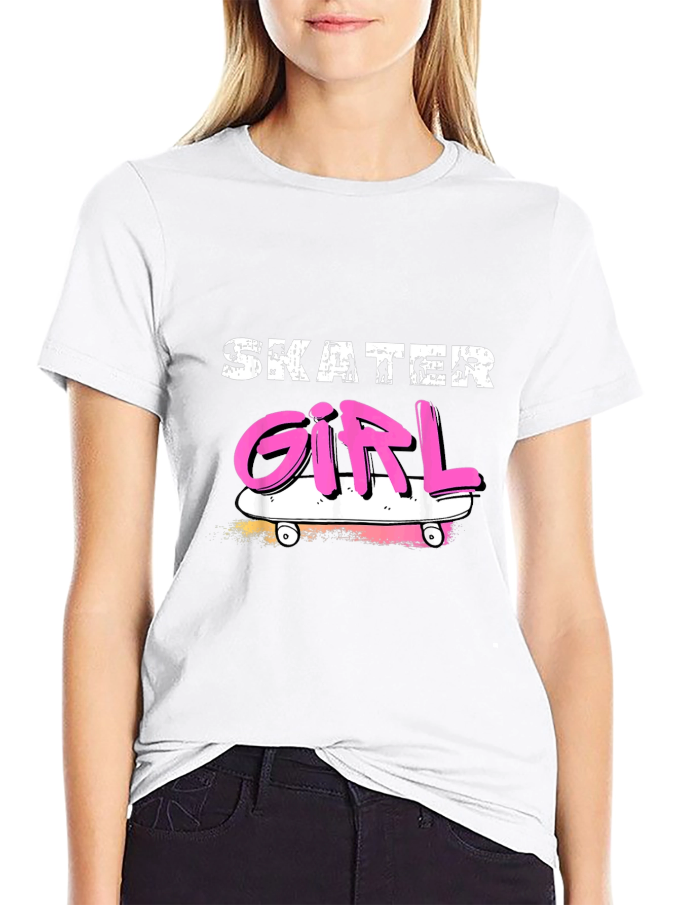Skater Girl Graphic T-Shirt