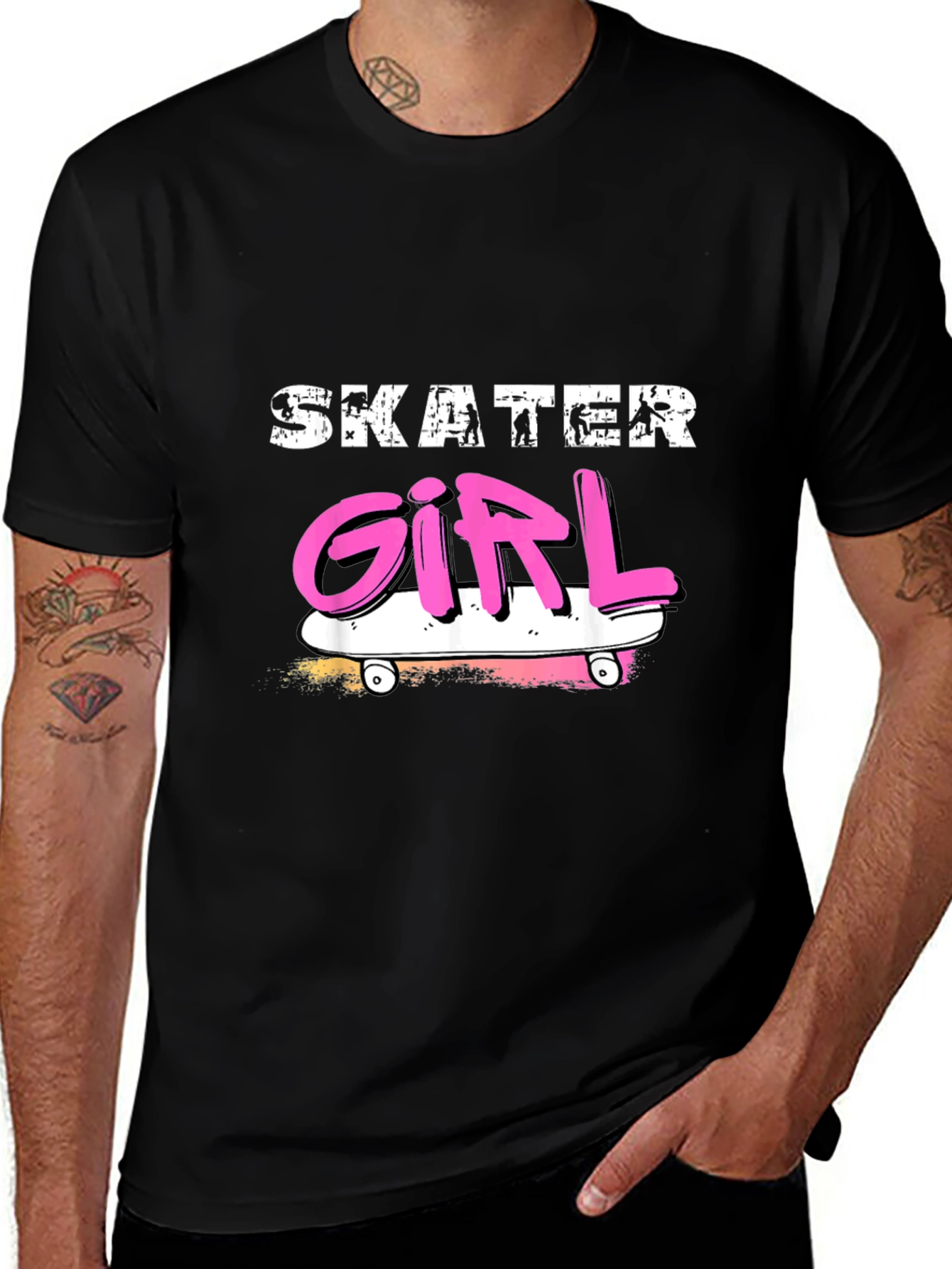 Skater Girl Graphic T-Shirt