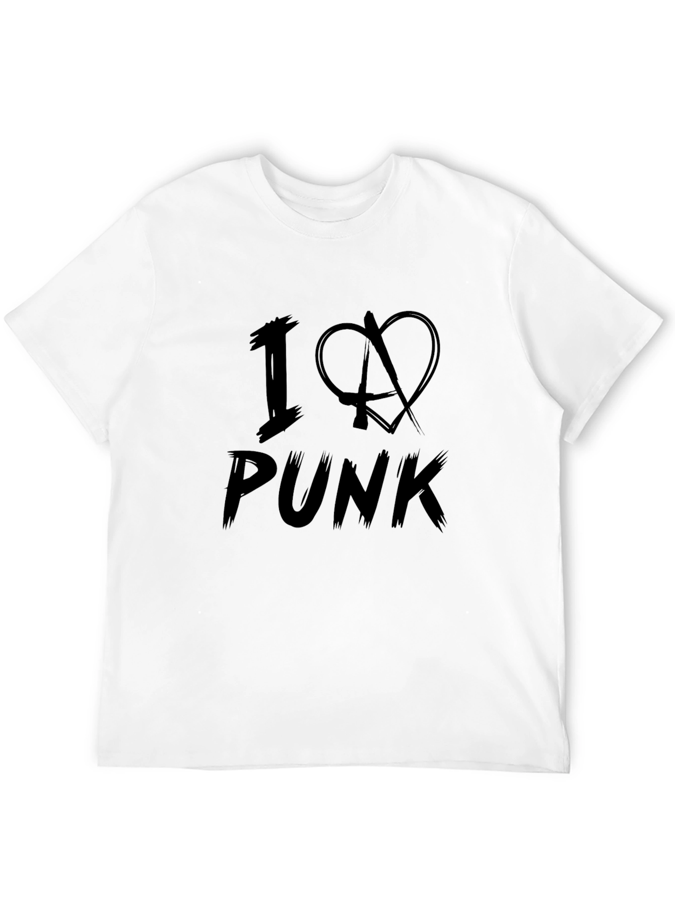I Love Punk Black T-Shirt