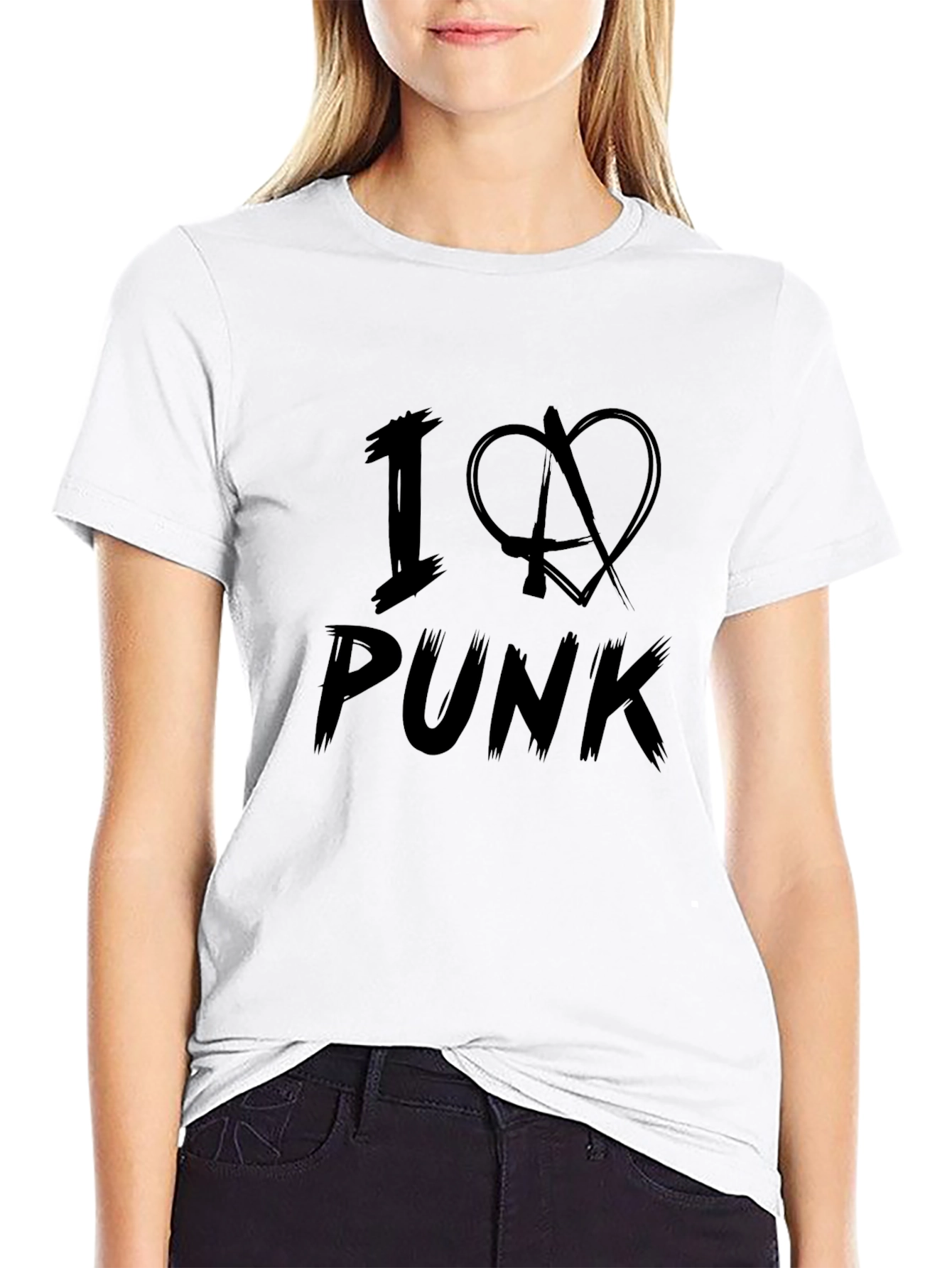 I Love Punk Black T-Shirt