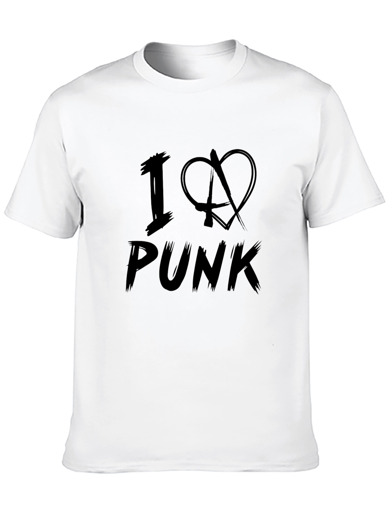 I Love Punk Black T-Shirt