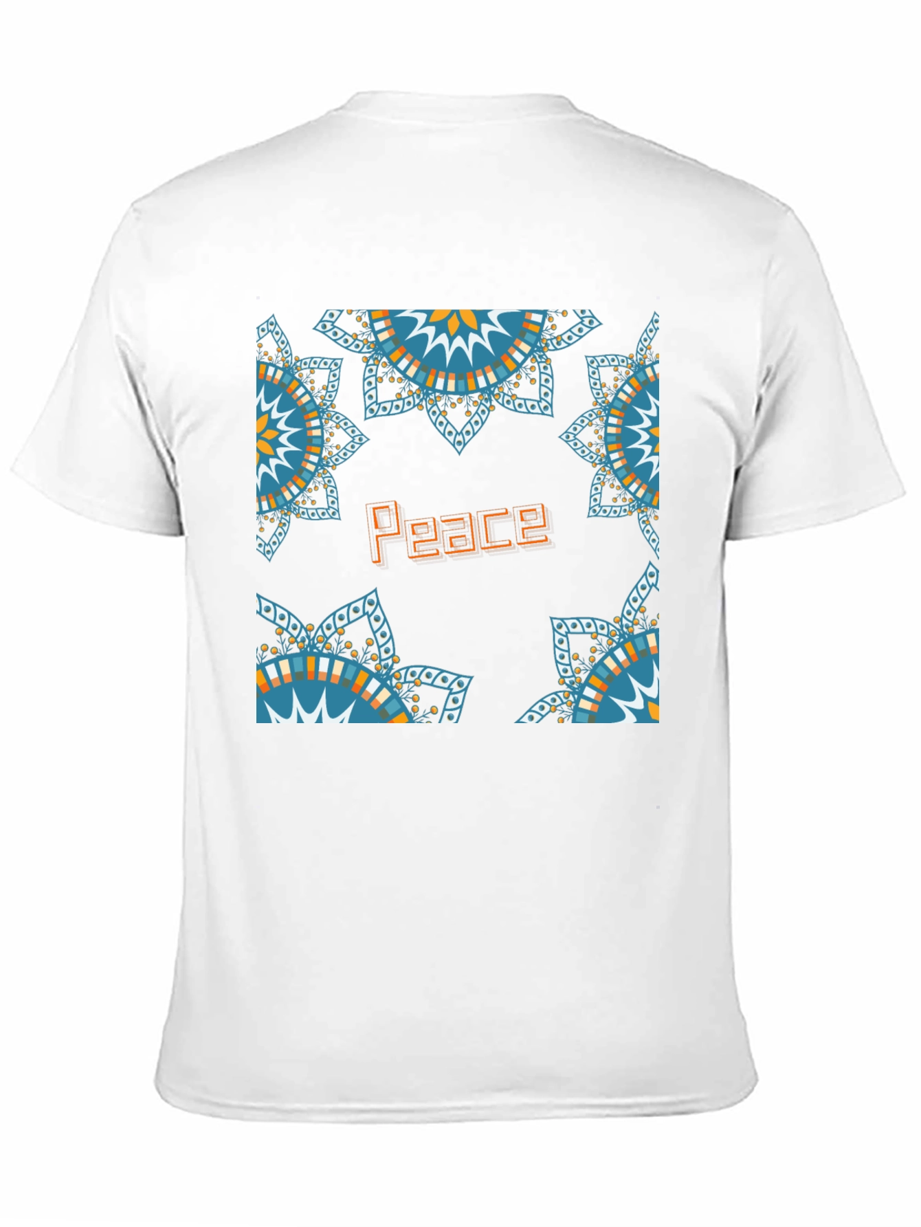 Peace Mandala T-Shirt - Geometric Design