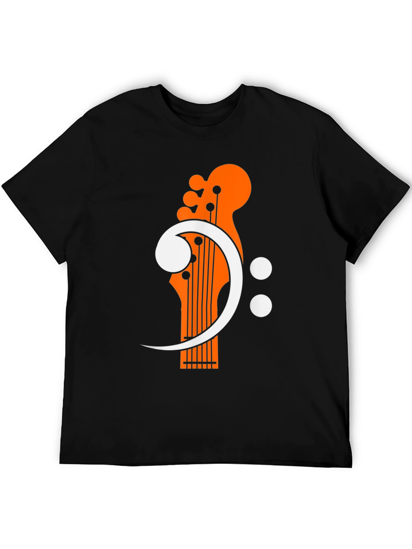 Bass Guitar Clef Graphic T-Shirt - Music Lover Tee