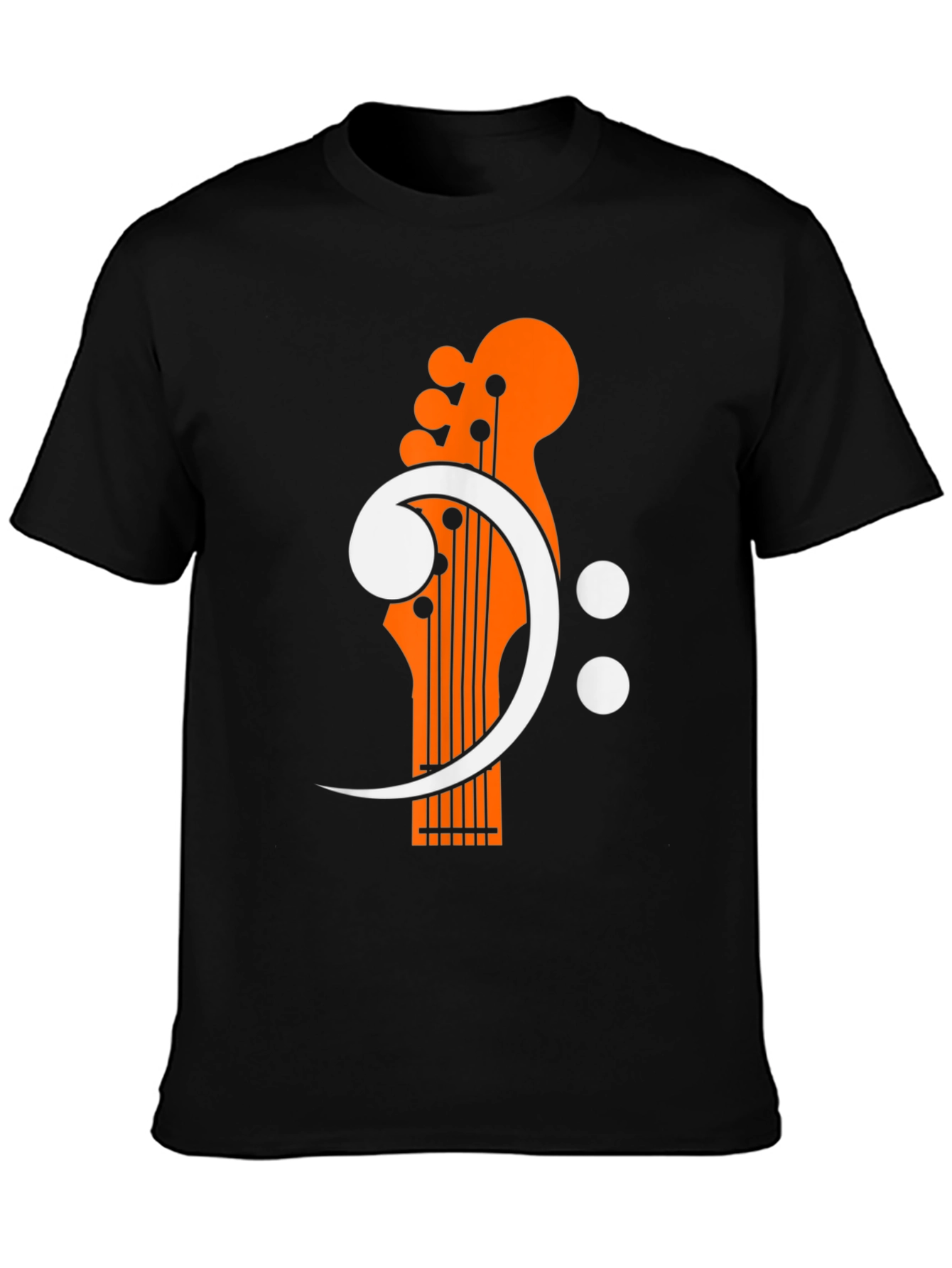 Bass Guitar Clef Graphic T-Shirt - Music Lover Tee