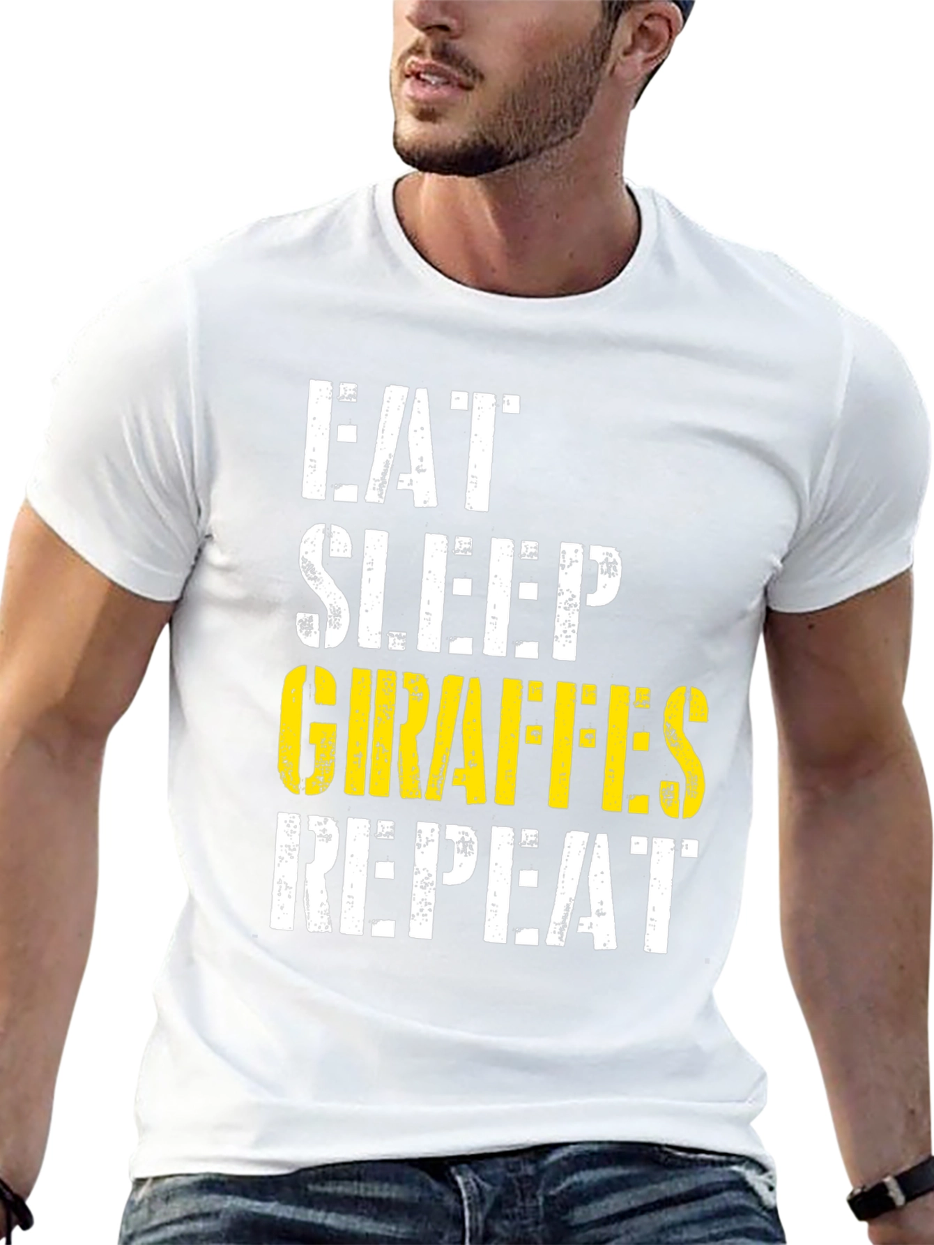 Eat Sleep Giraffes Repeat T-Shirt