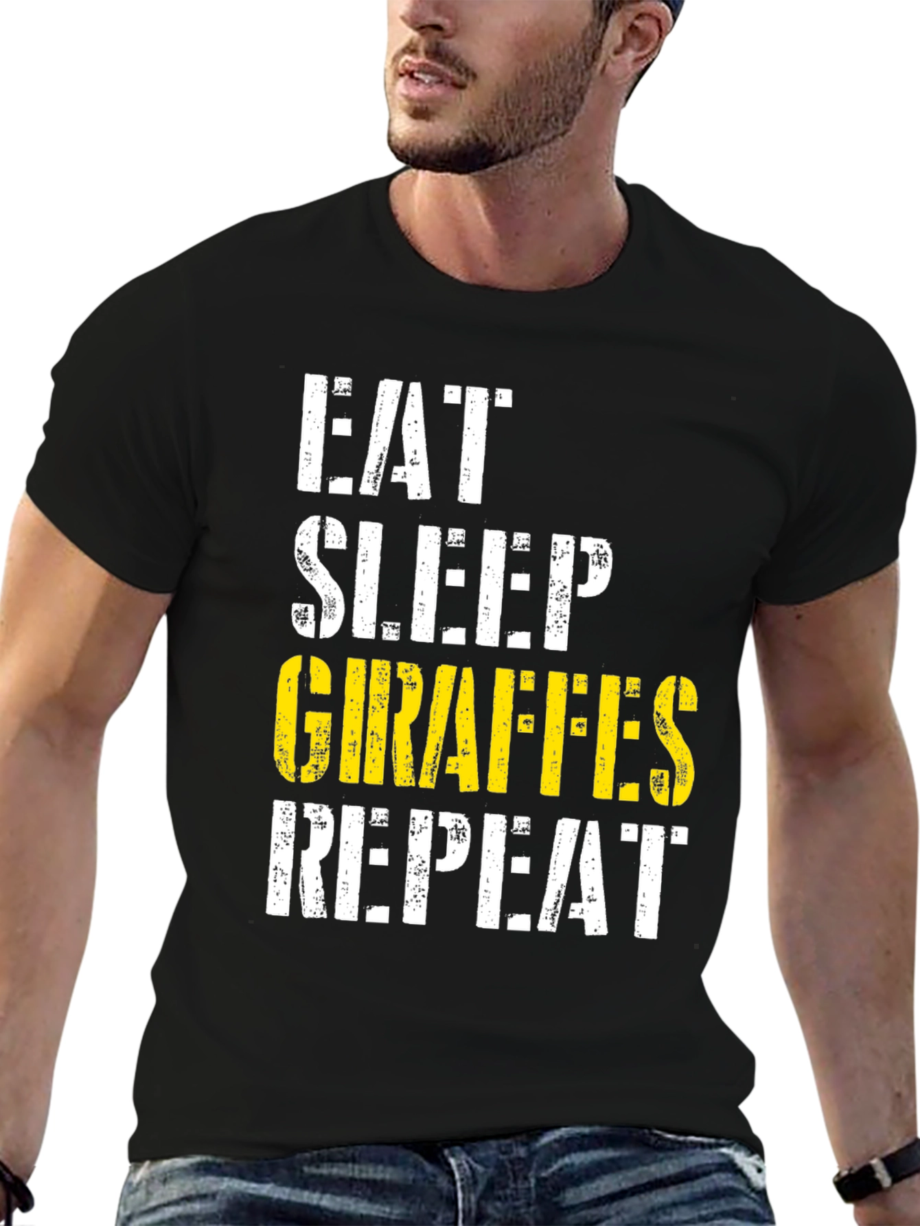 Eat Sleep Giraffes Repeat T-Shirt