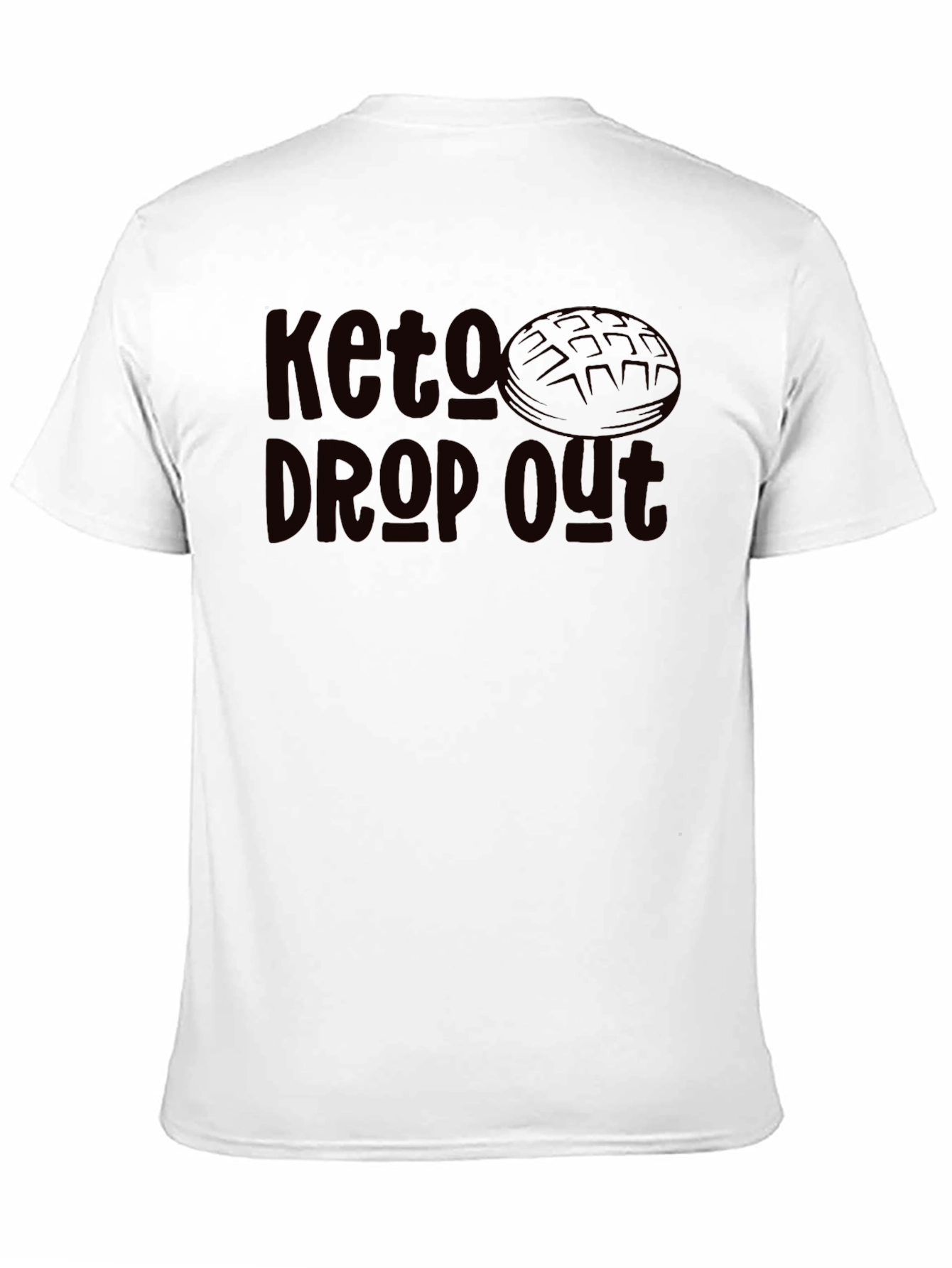 Keto Dropout Graphic Tee - Black Casual Shirt