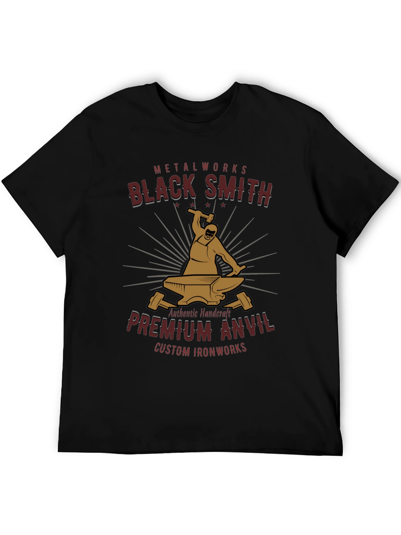 Blacksmith Metalworks Premium Anvil Graphic T-Shirt