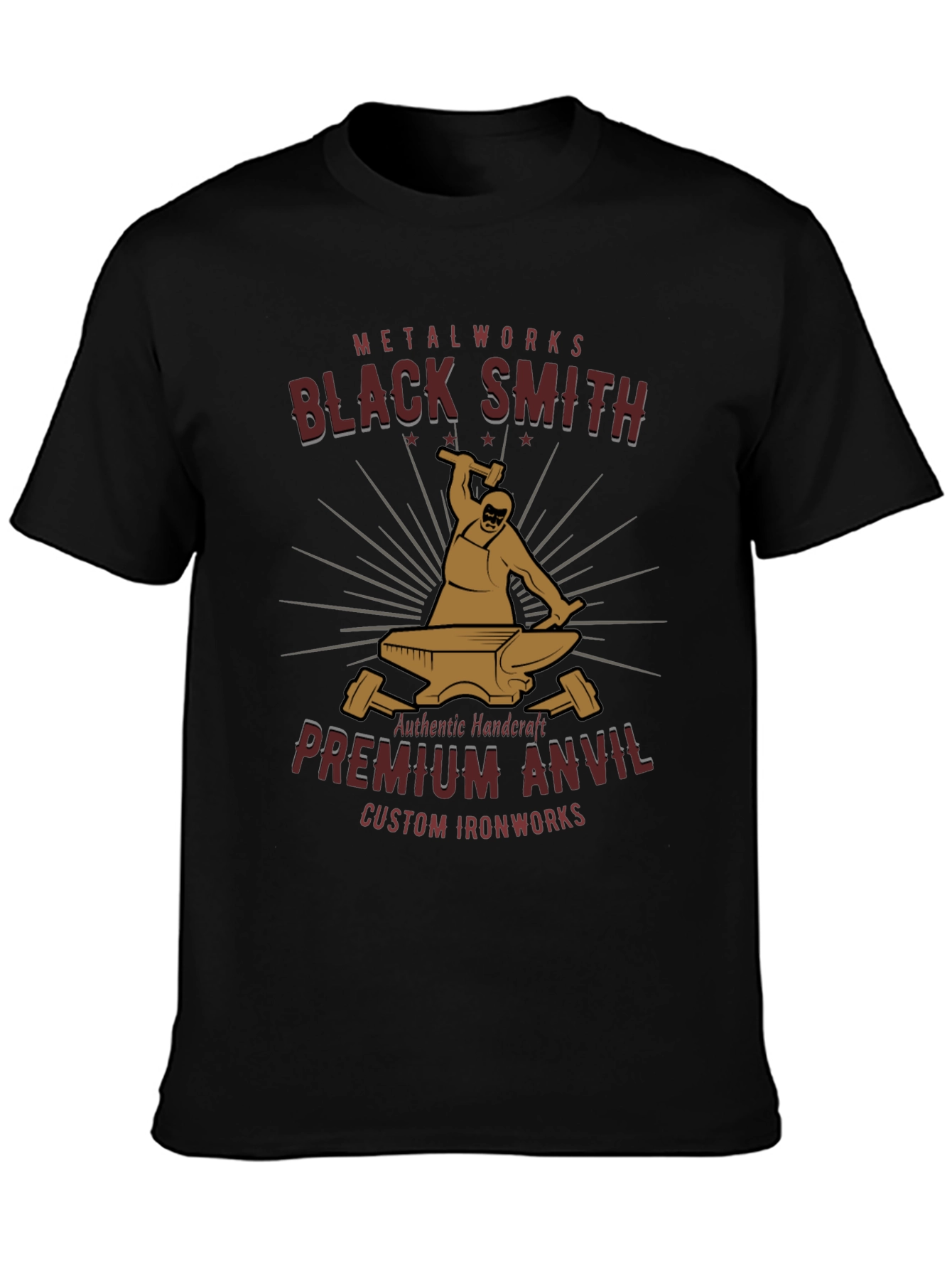 Blacksmith Metalworks Premium Anvil Graphic T-Shirt