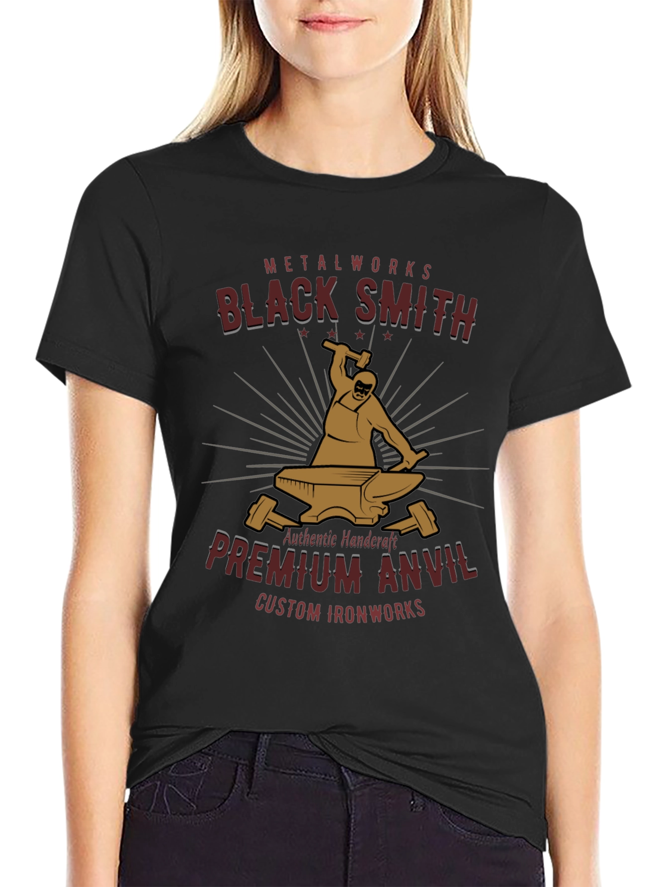 Blacksmith Metalworks Premium Anvil Graphic T-Shirt