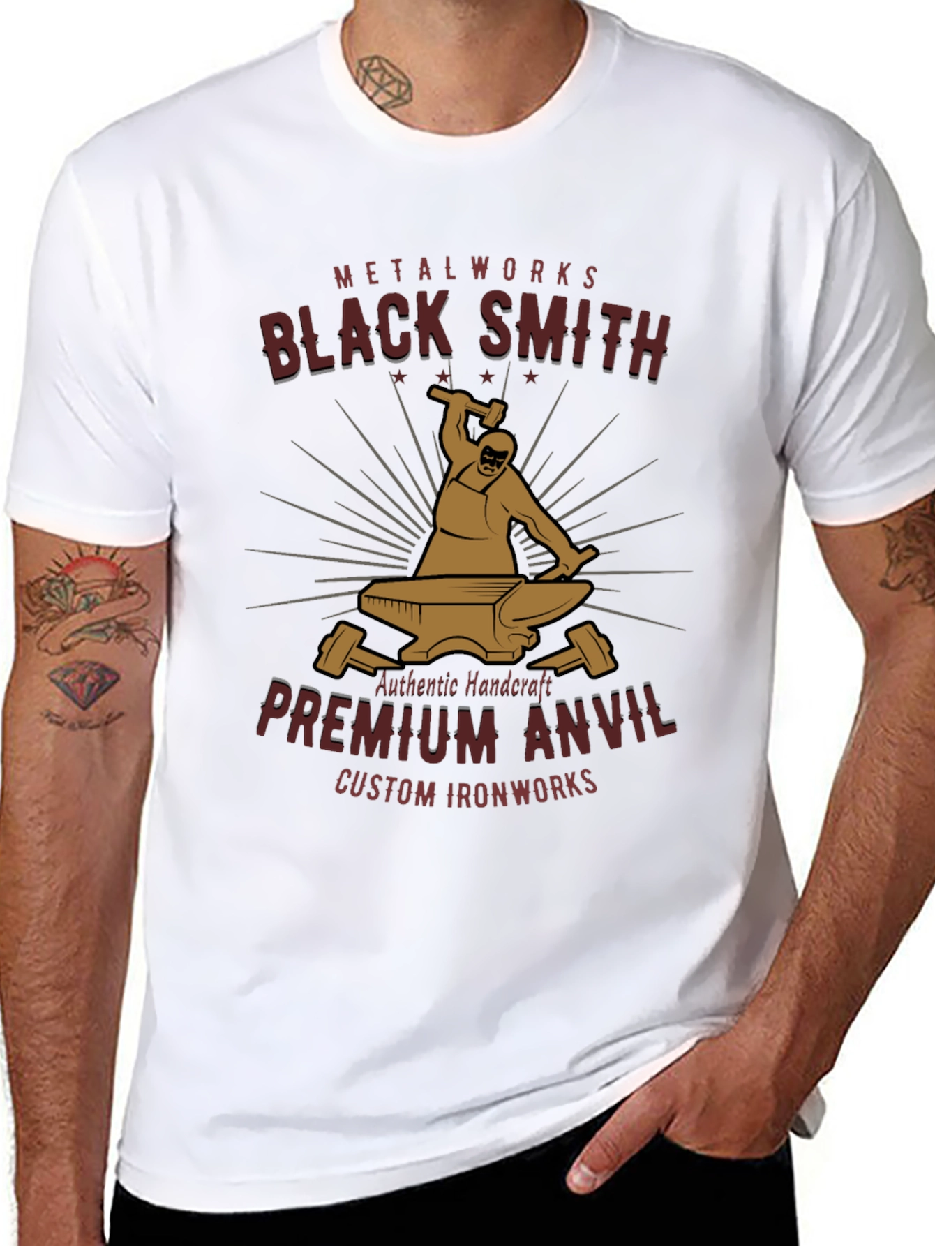 Blacksmith Metalworks Premium Anvil Graphic T-Shirt