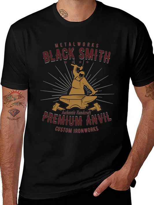 Blacksmith Metalworks Premium Anvil Graphic T-Shirt