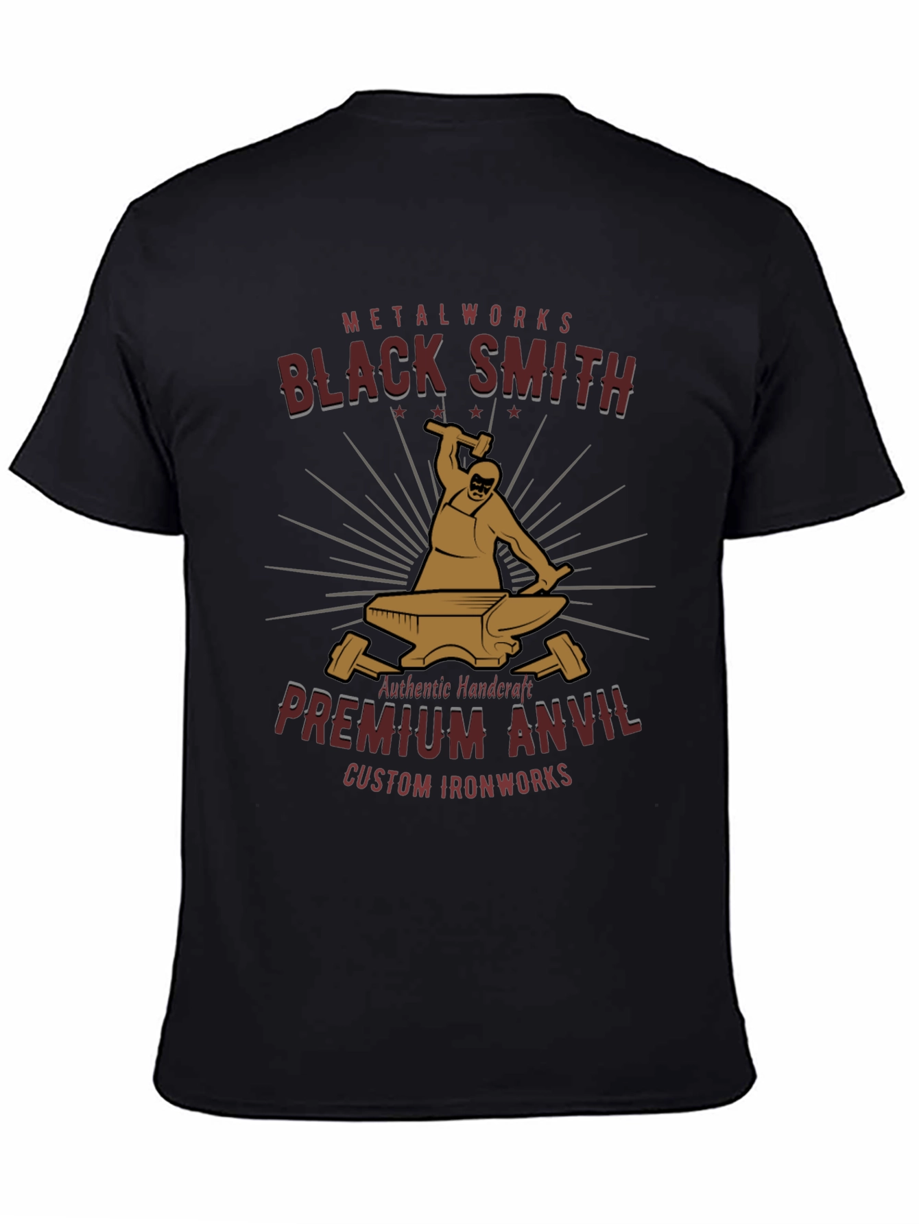 Blacksmith Metalworks Premium Anvil Graphic T-Shirt