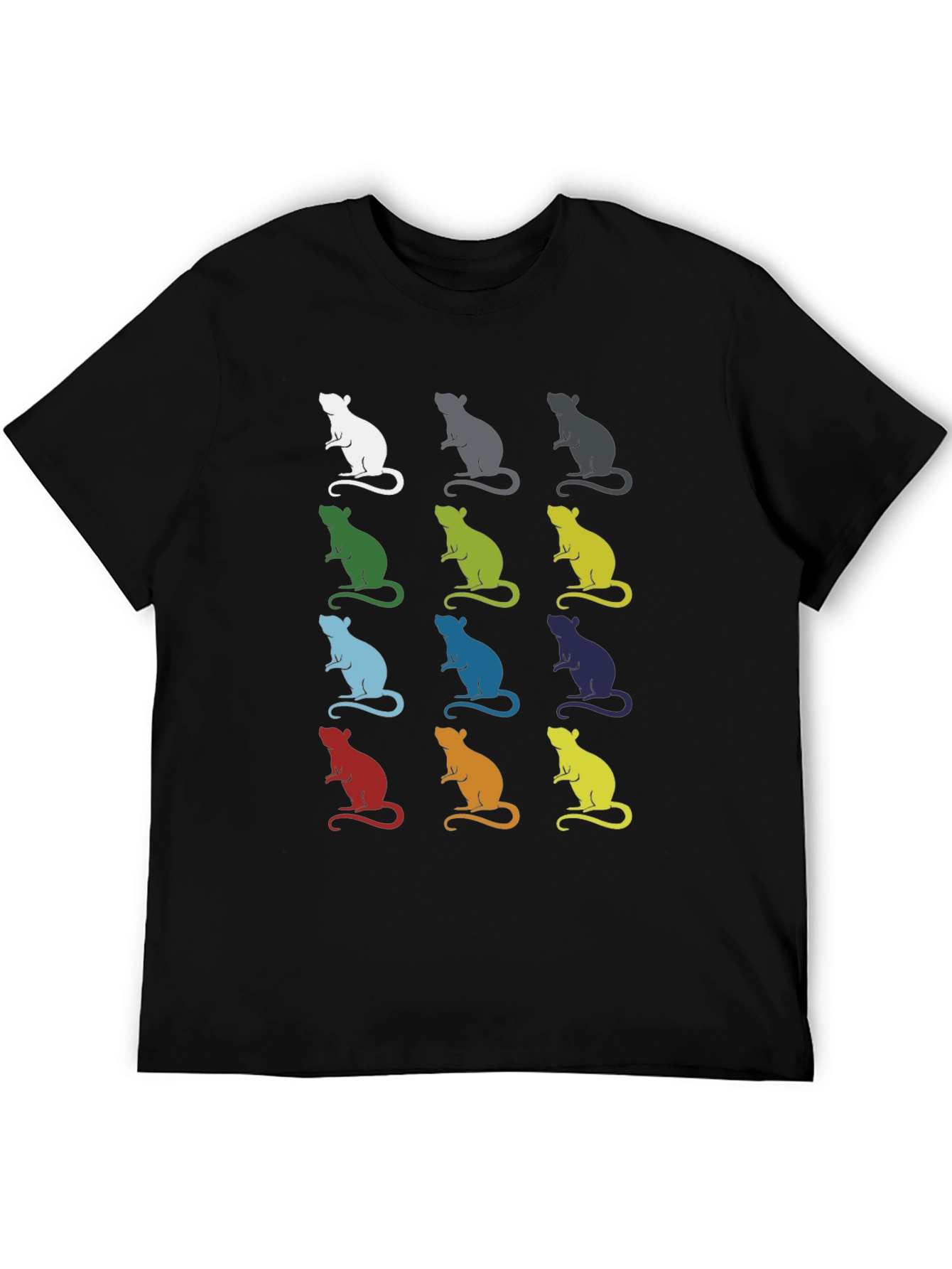 Rat Art Graphic Tee - Black