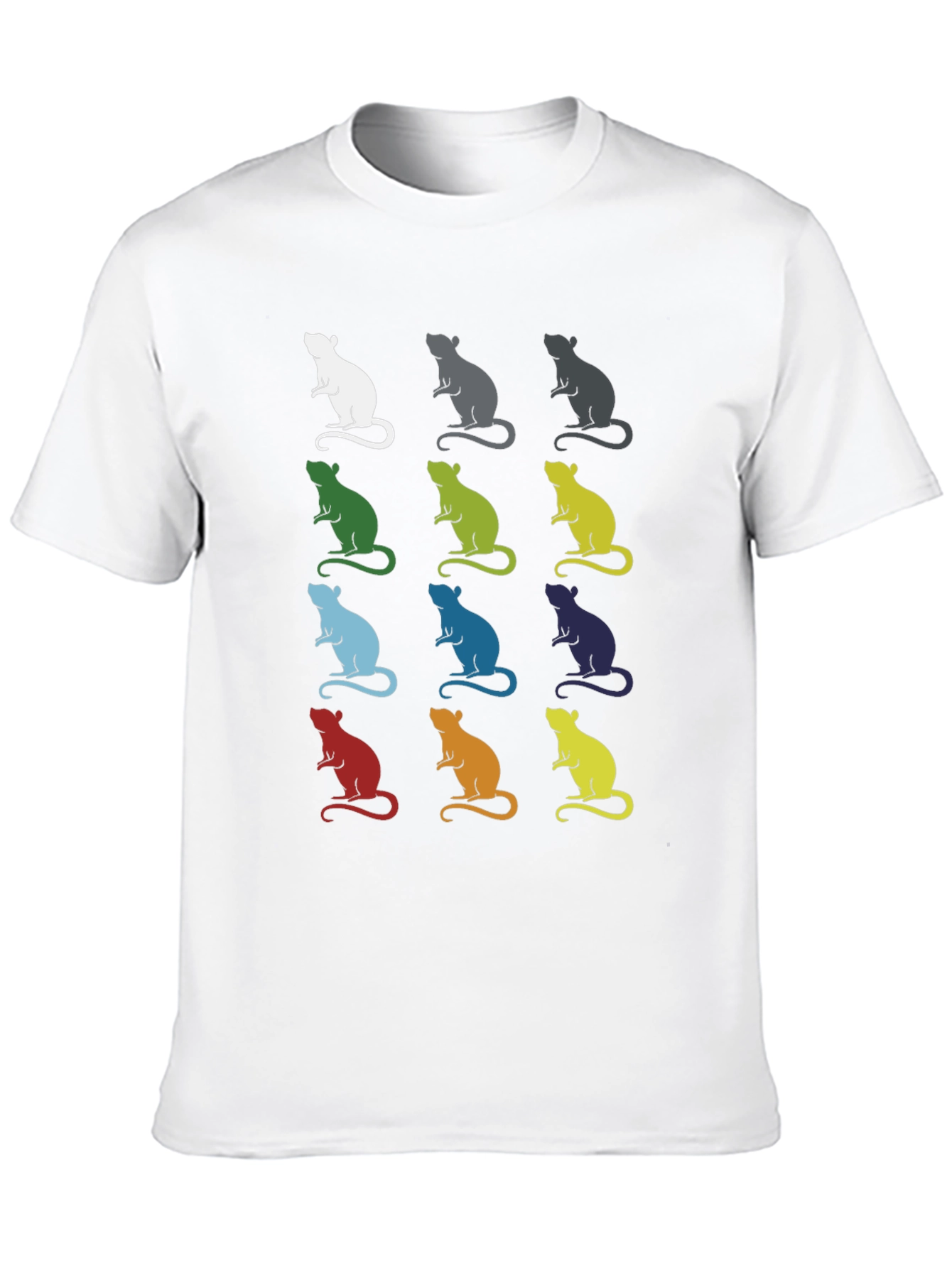 Rat Art Graphic Tee - Black