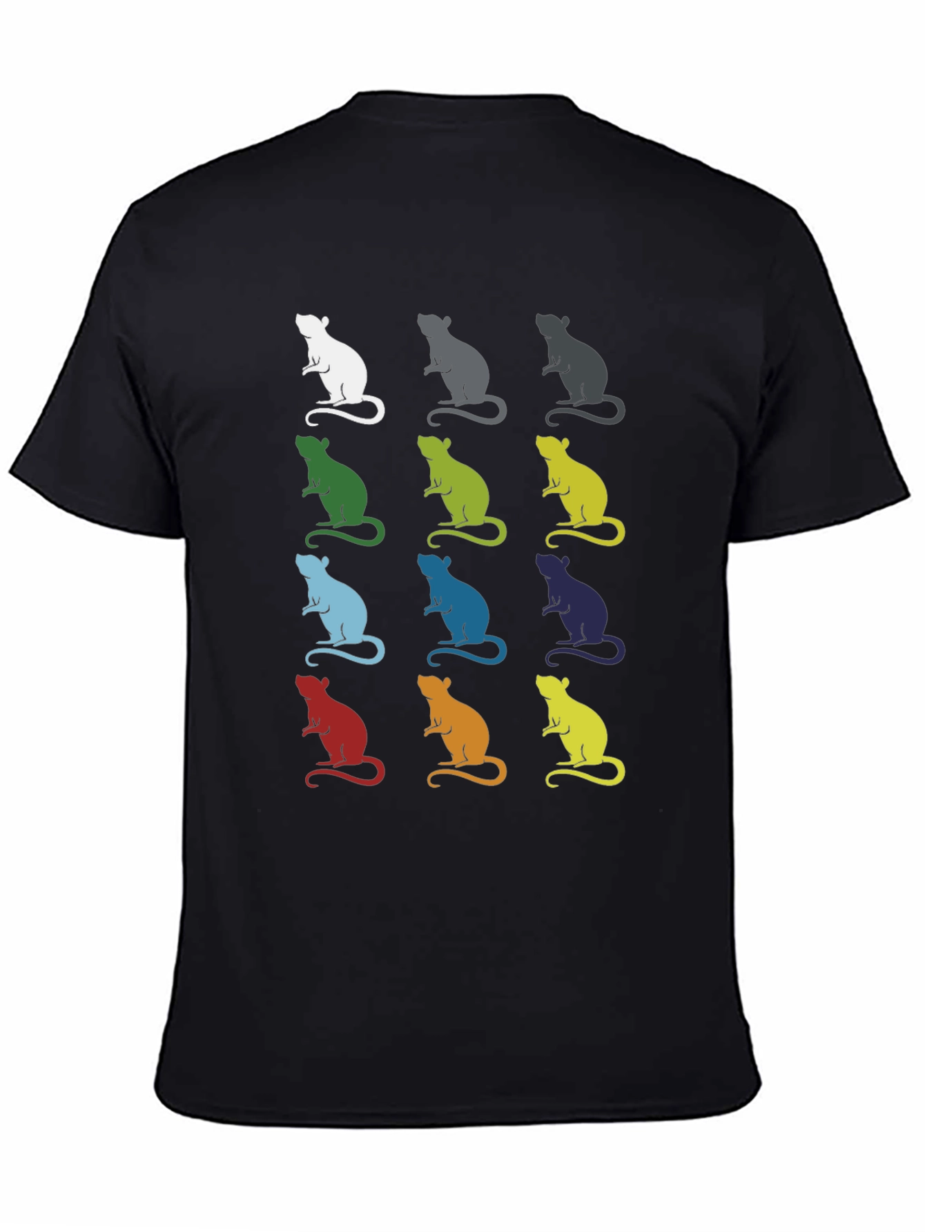 Rat Art Graphic Tee - Black