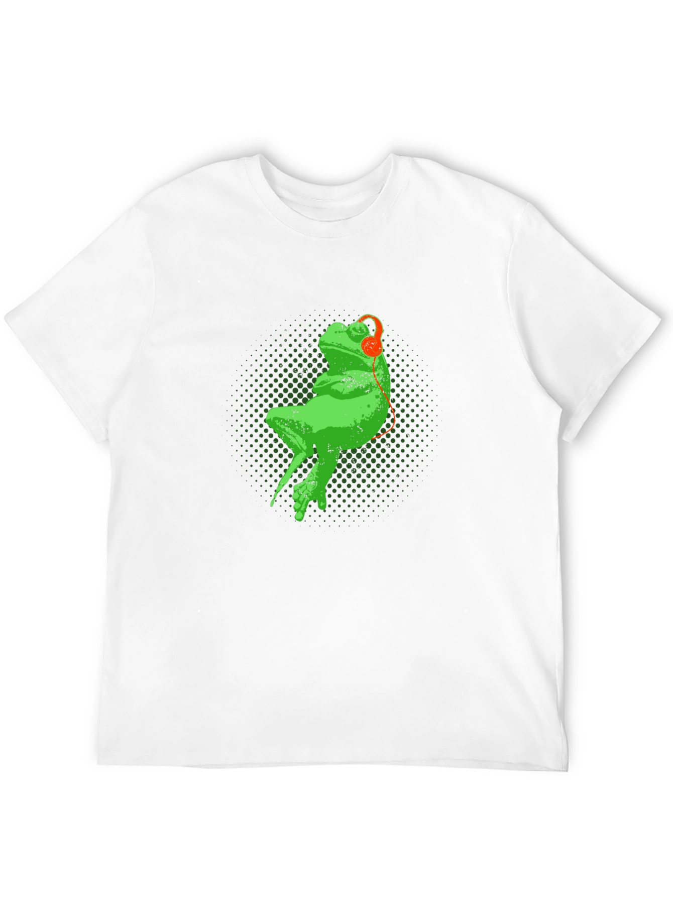 Frog in Headphones Graphic Tee
