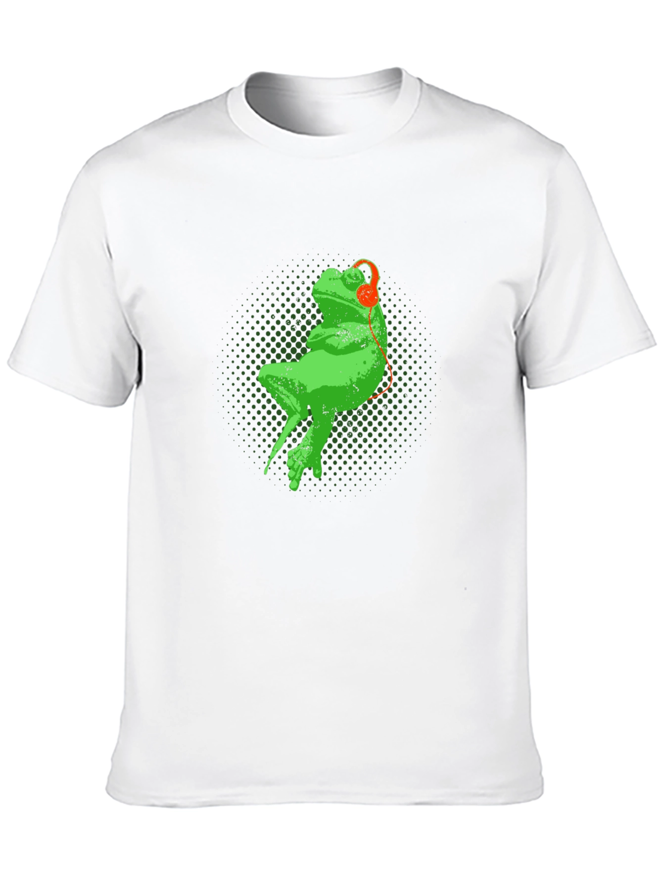 Frog in Headphones Graphic Tee