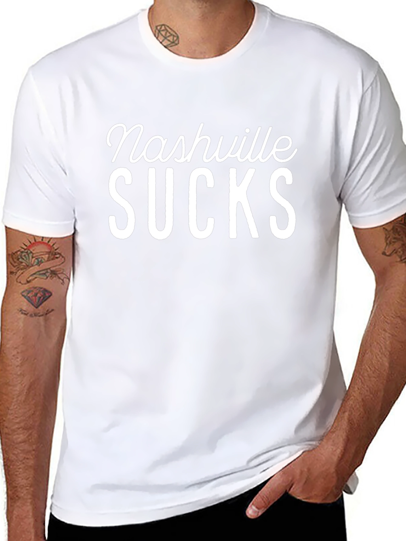 Nashville Sucks Graphic Tee