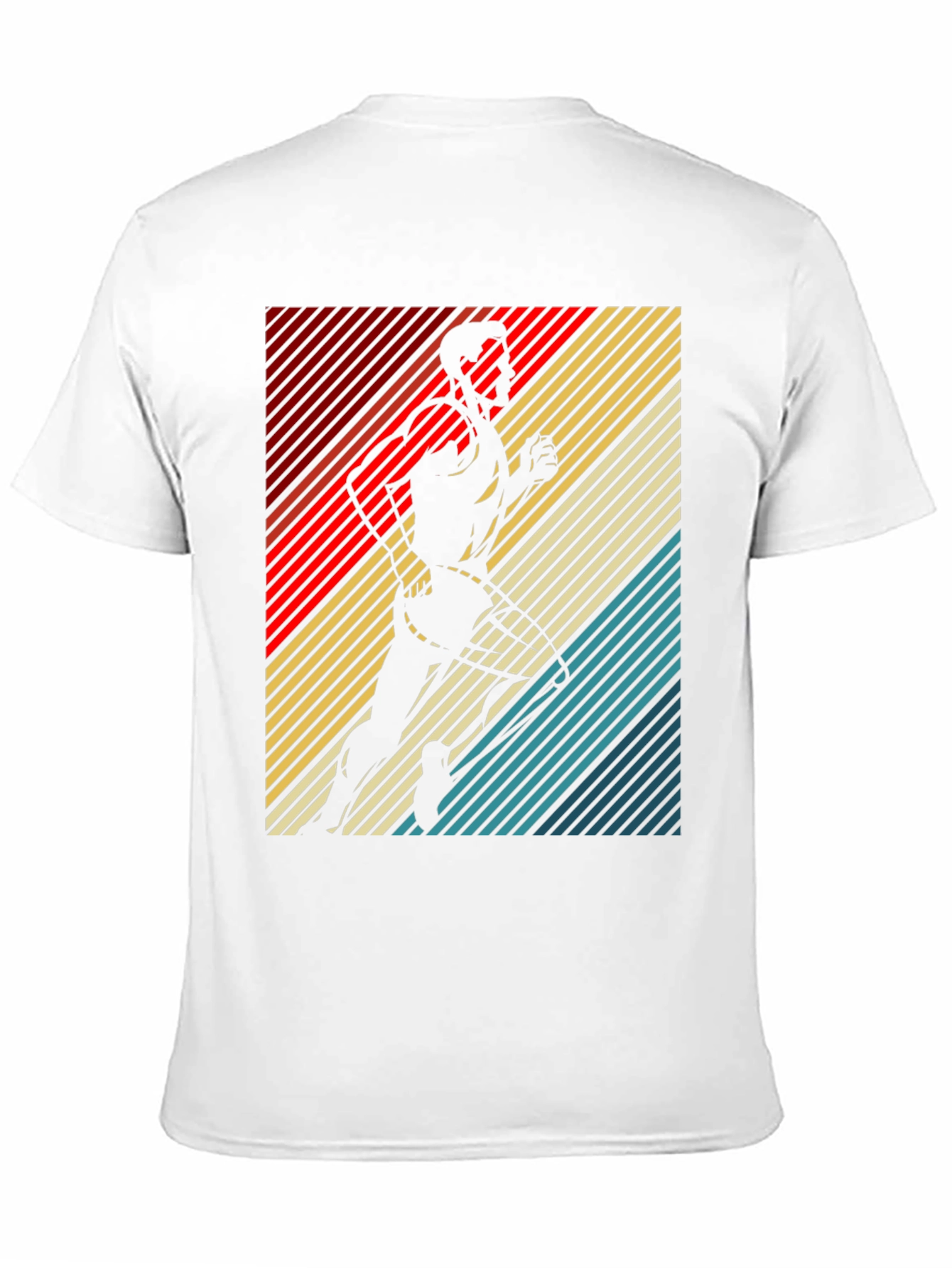 Retro Runner Graphic Tee - Black Cotton T-Shirt