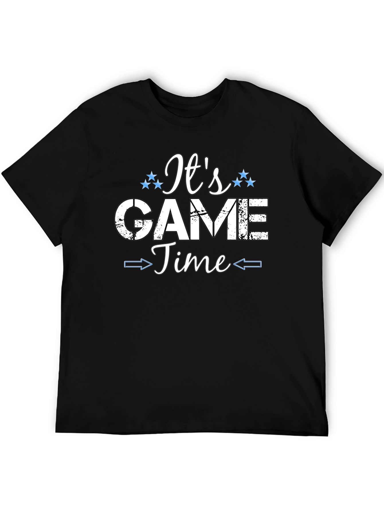 Its Game Time Graphic T-Shirt - Black