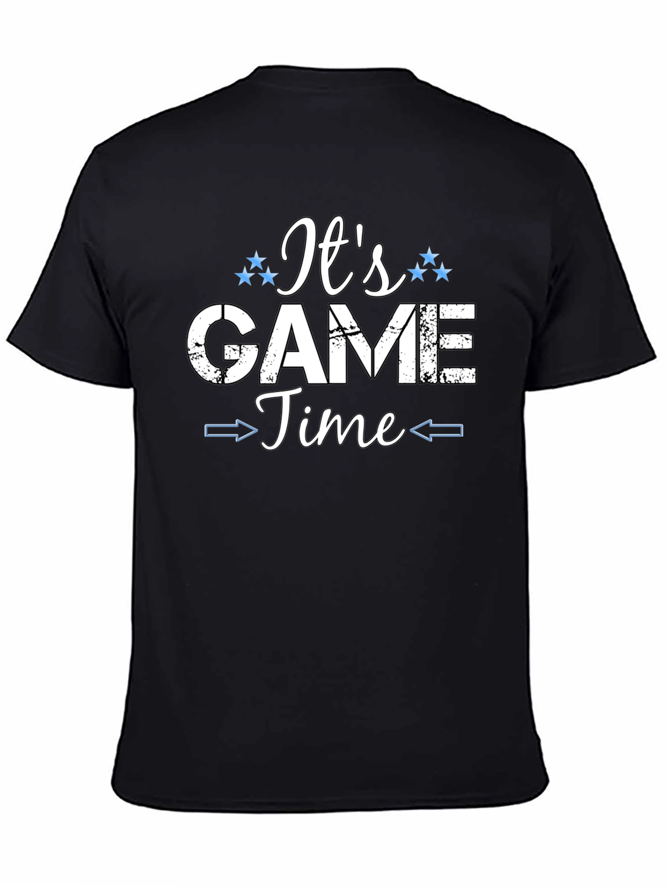 Its Game Time Graphic T-Shirt - Black