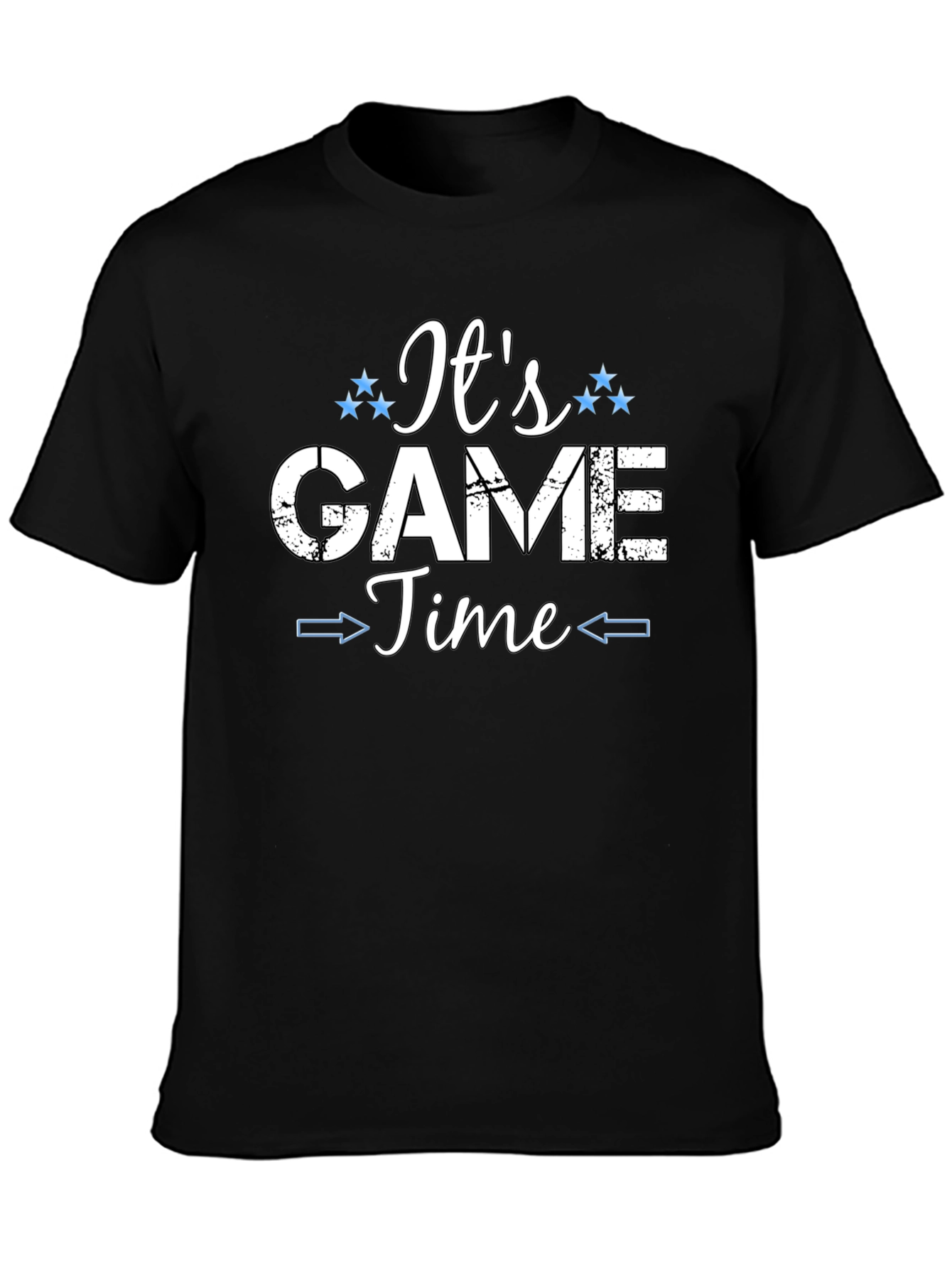 Its Game Time Graphic T-Shirt - Black