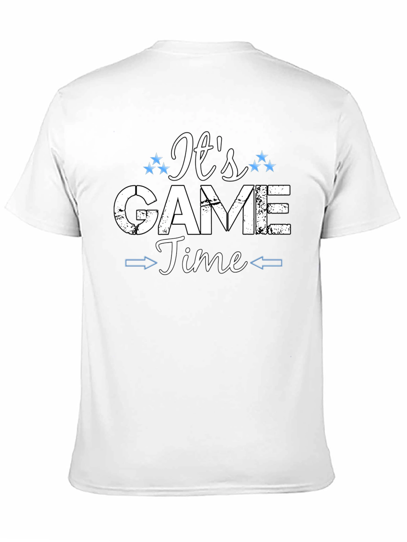 Its Game Time Graphic T-Shirt - Black