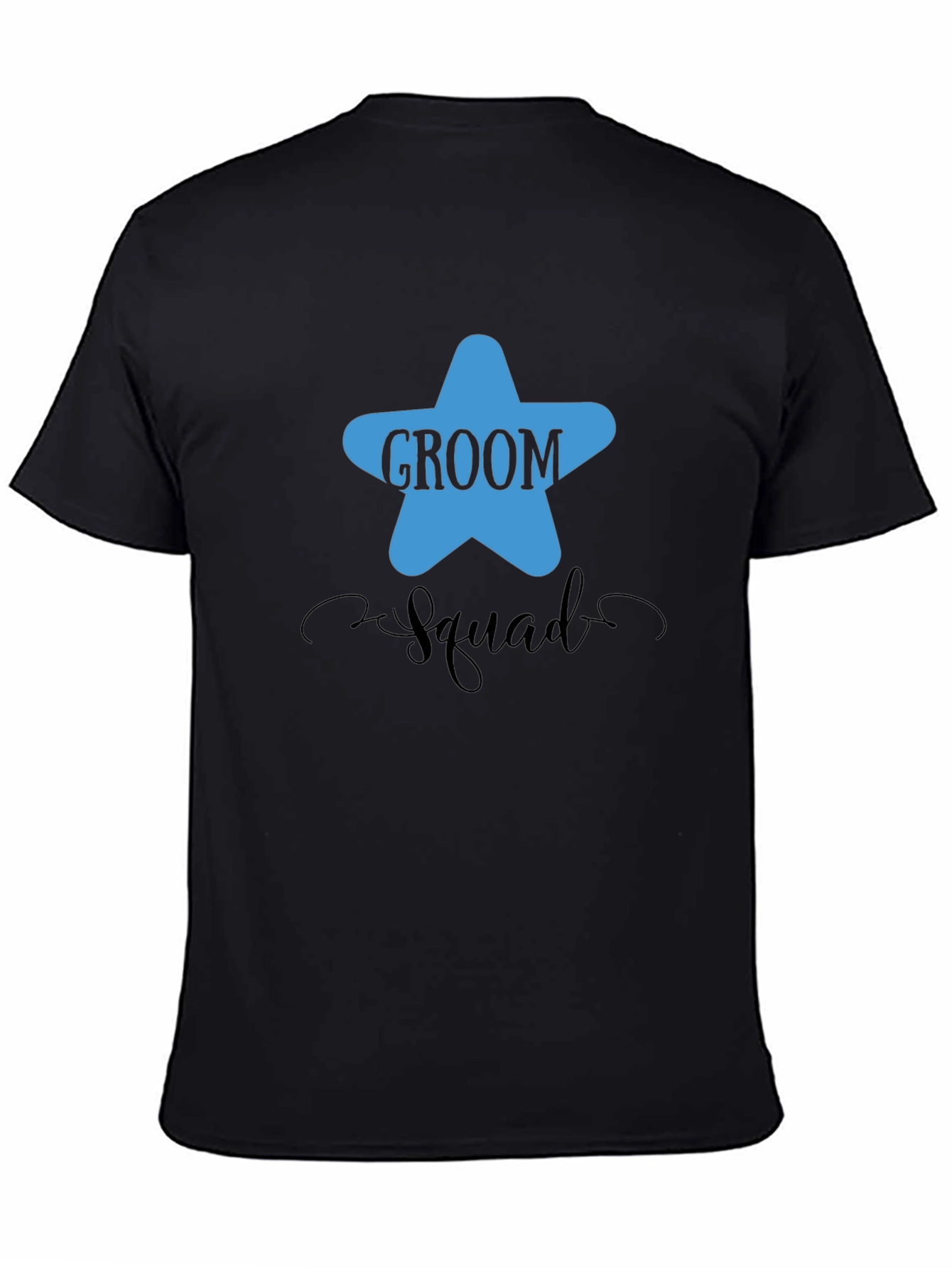 Groom Squad Graphic T-Shirt - Black